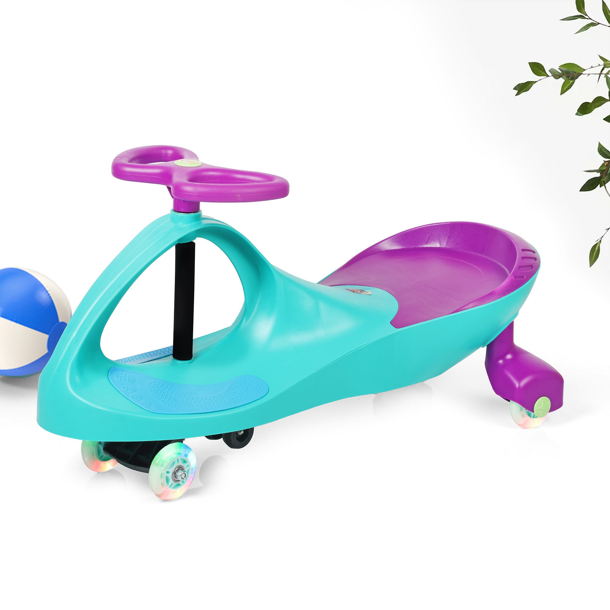 Tygatec Eco Ride-On Swing Car for Kids ( Purple Color)