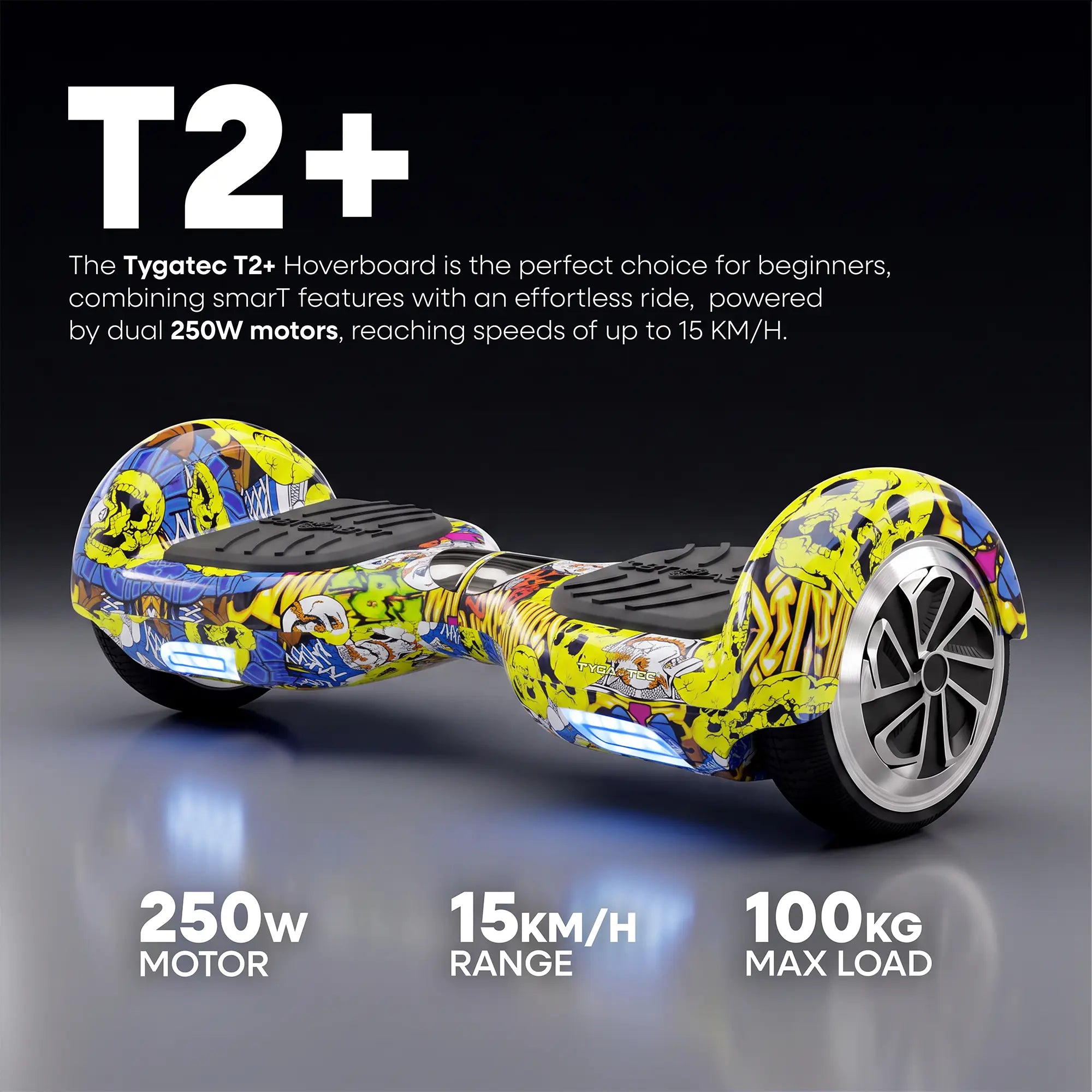 TYGATEC T2 + Auto Balancing Hoverboard App connectivity - ED Hardy