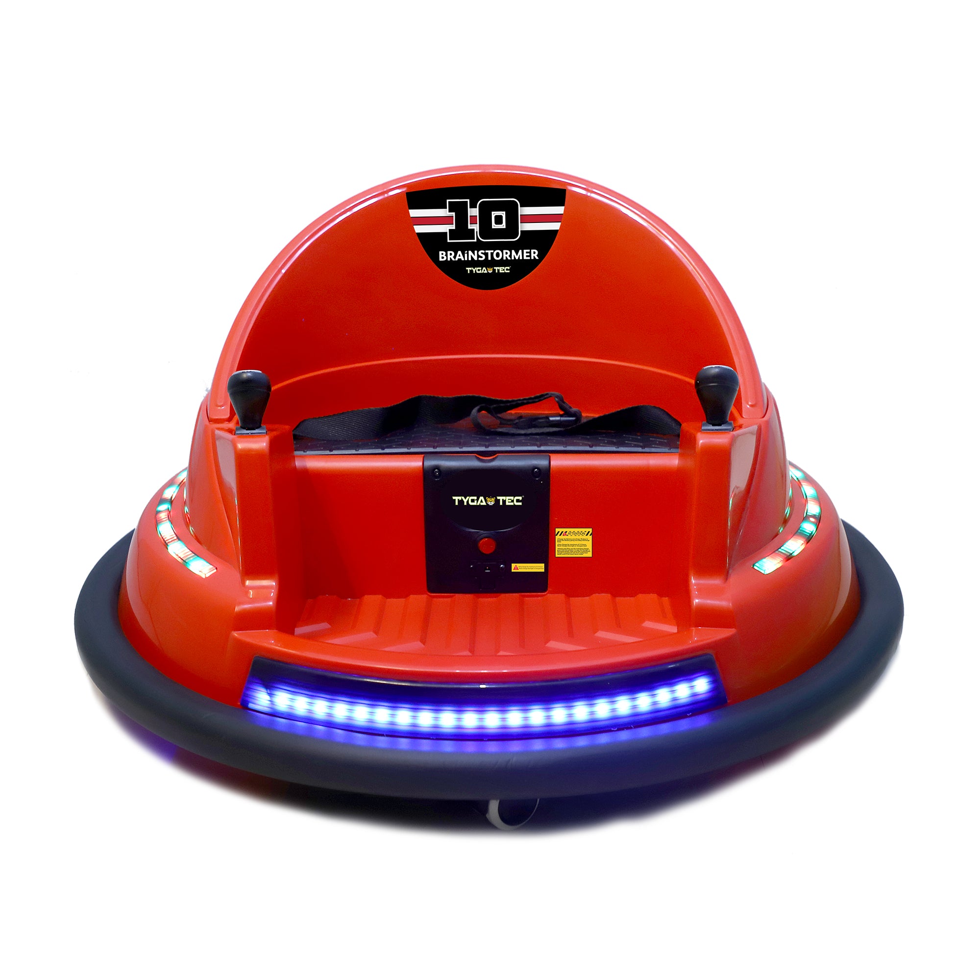 Tygatec electric Bumper Car for Kids &Toddlers with LED Lights and 360 degree Spin ( Red Color )