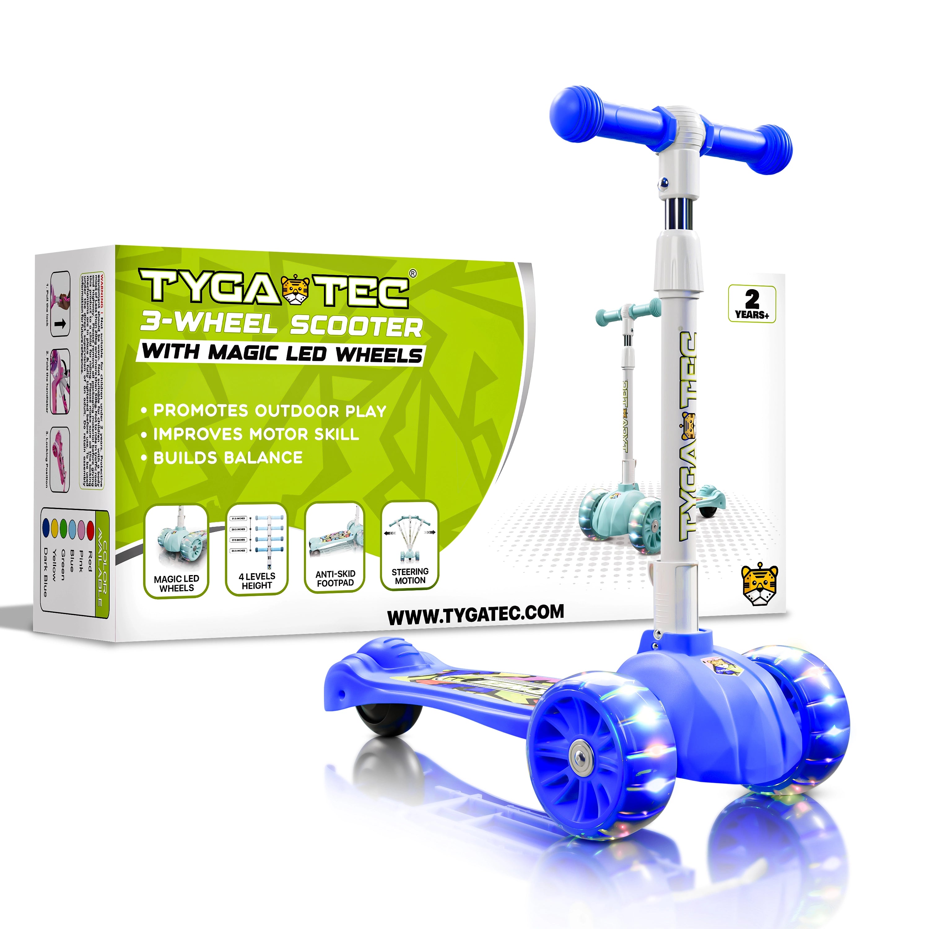 Tygatec Zoomer 3 wheel (color dark blue)