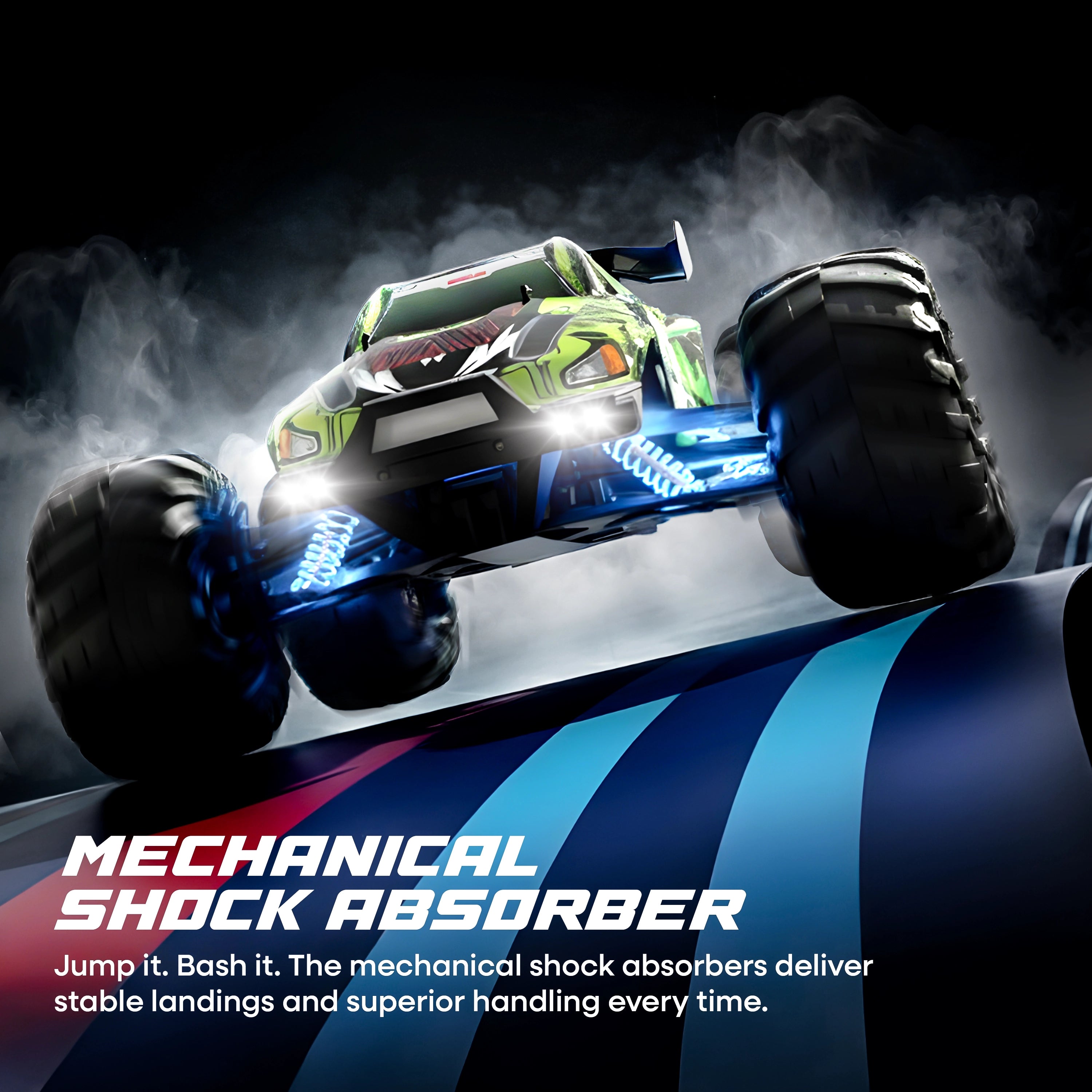 ( PRE-BOOK)- Tygatec Supersonic High Speed Hobby Grade Remote Control (Rc) Car | Stunt Car (Color Green)