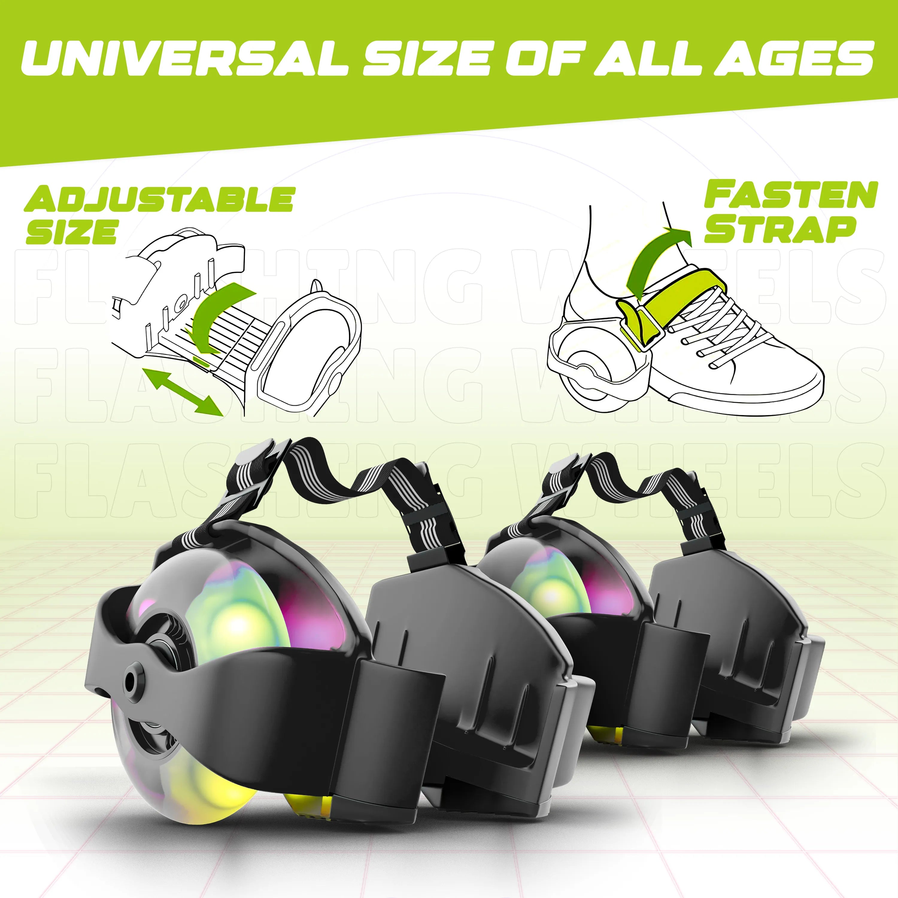 Flashing Wheel ( color black )