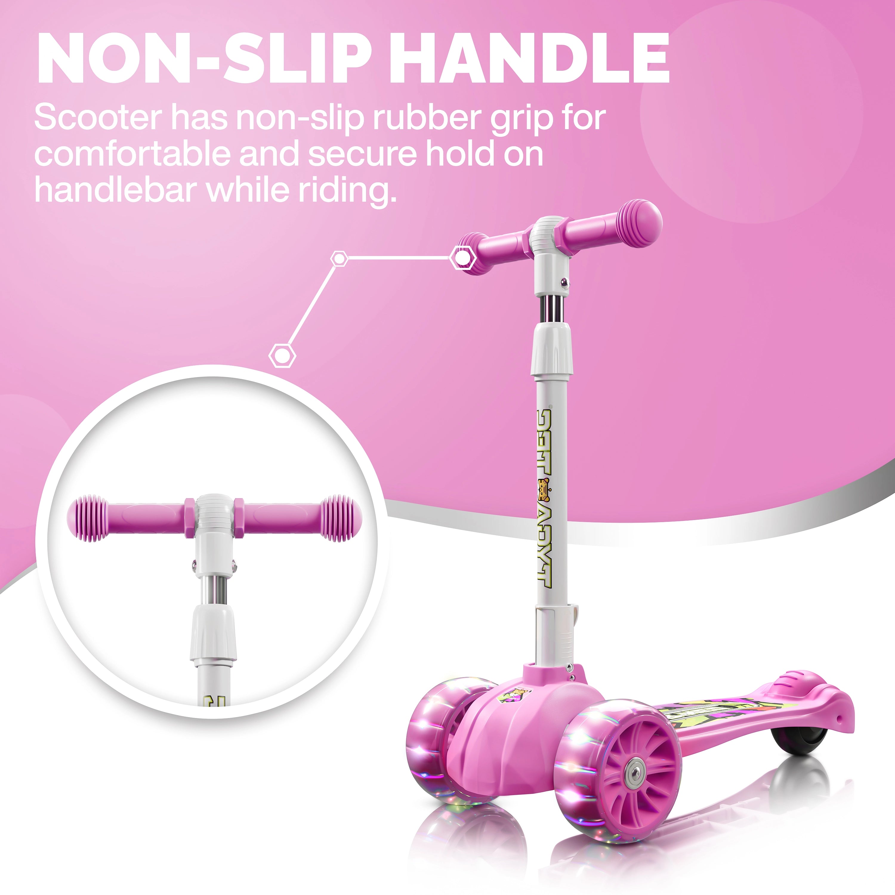 Tygatec Zoomer 3 wheel ( Color Pink )