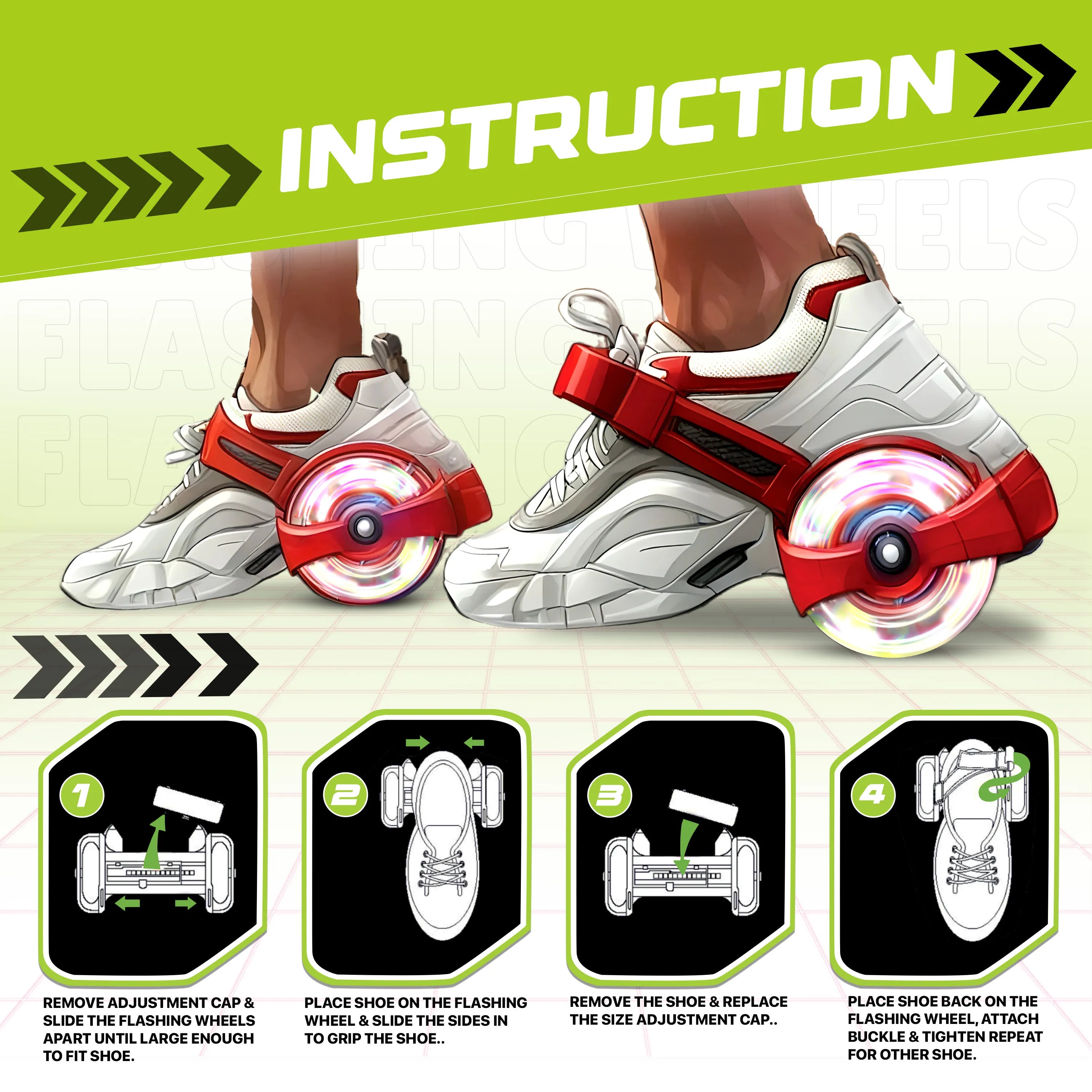 Flashing Wheel ( color Red )