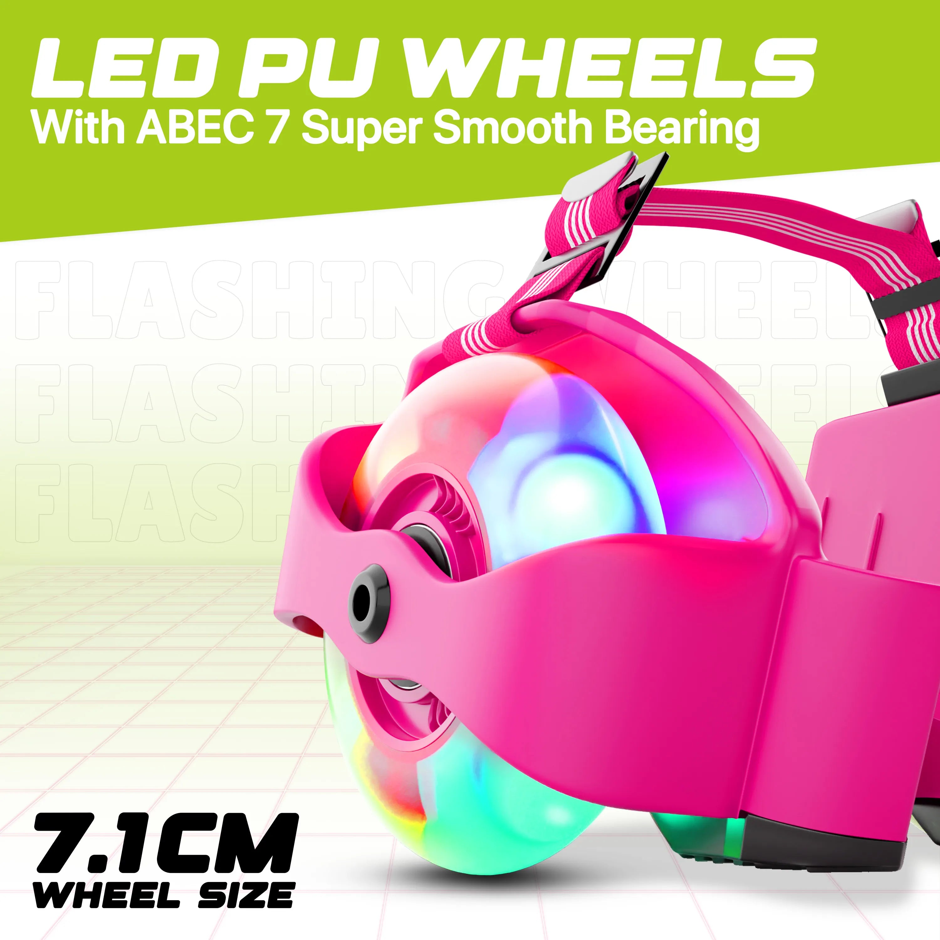 Flashing Wheel ( color Pink )