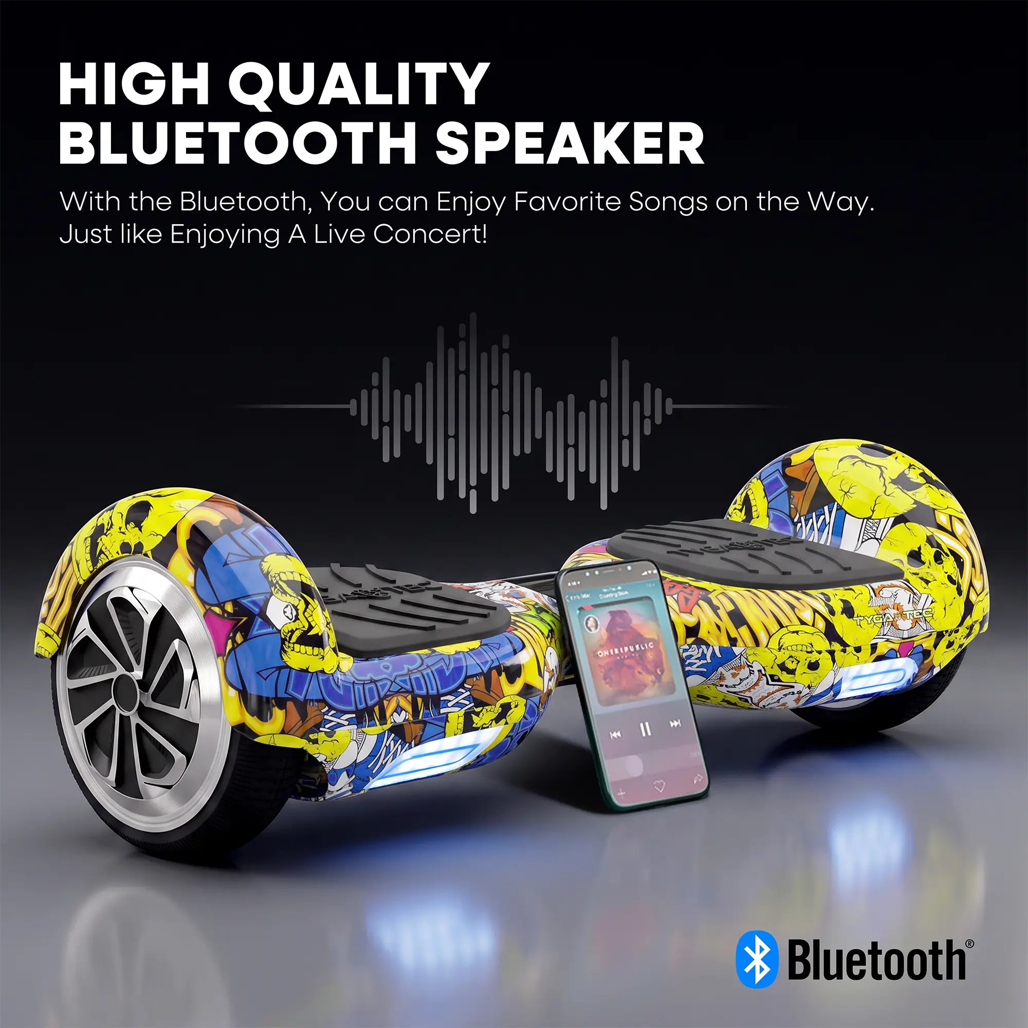 TYGATEC T2 + Auto Balancing Hoverboard App connectivity - ED Hardy