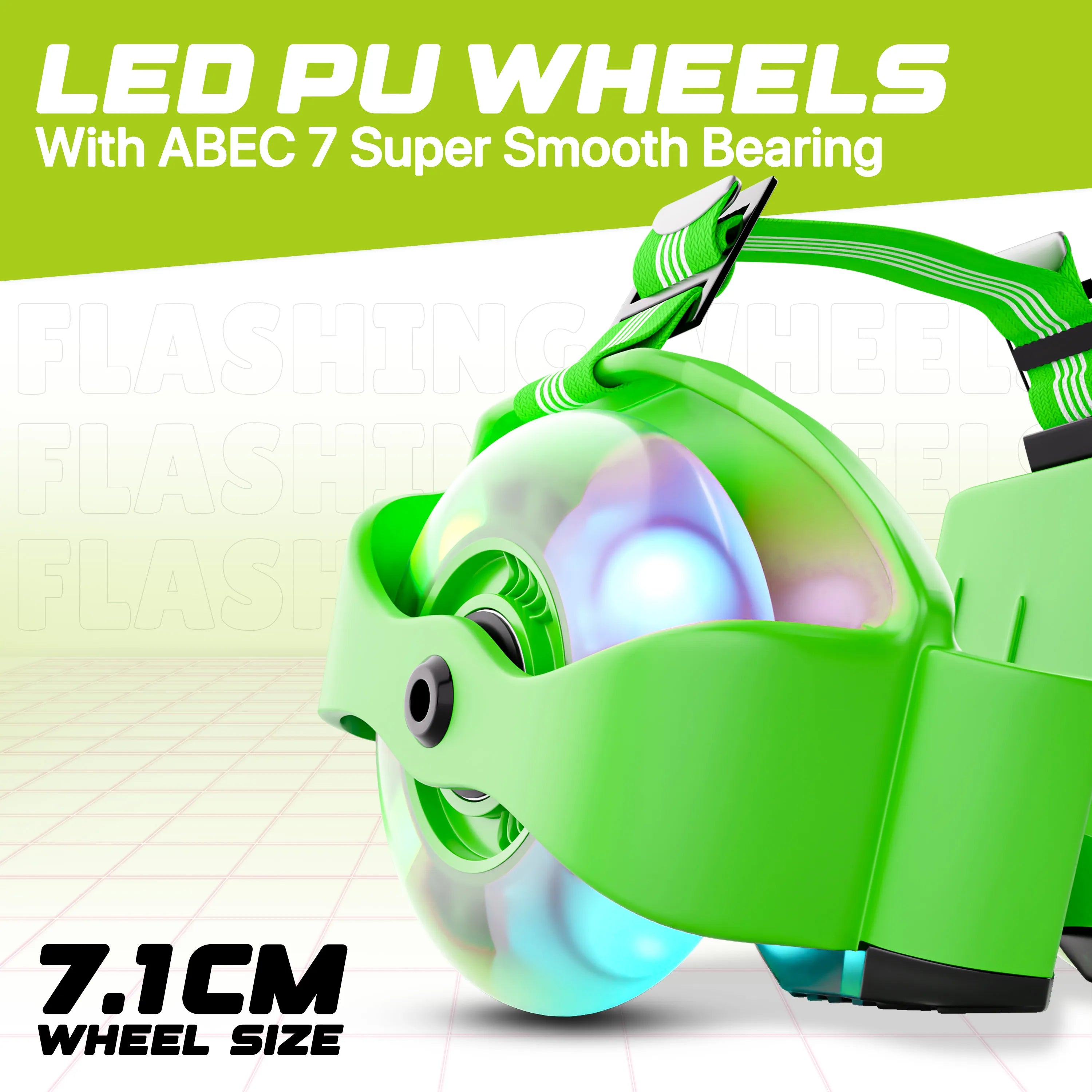 Flashing Wheel ( color Green )