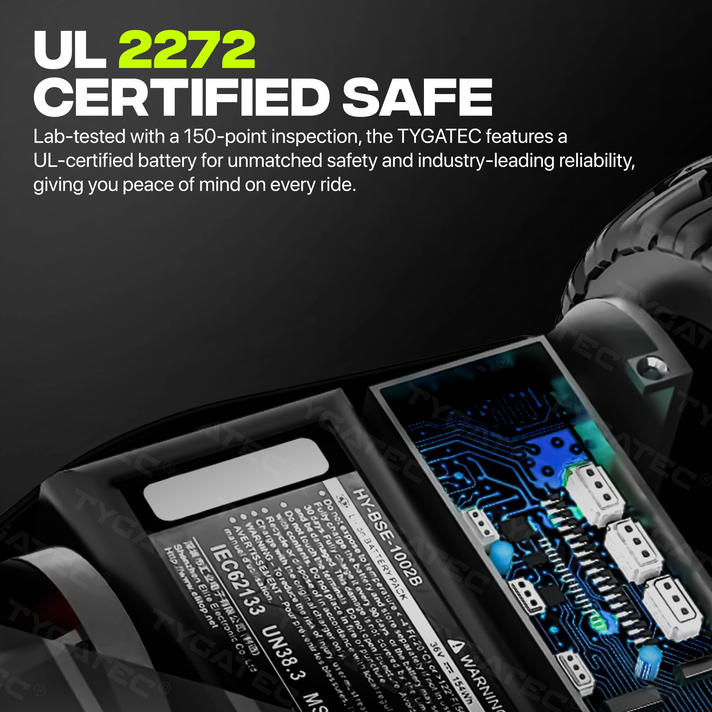 TYGATEC T6 Plus Off-Road SUV Hoverboard (APP CONNECTIVITY - Red and Blue Fire Color)