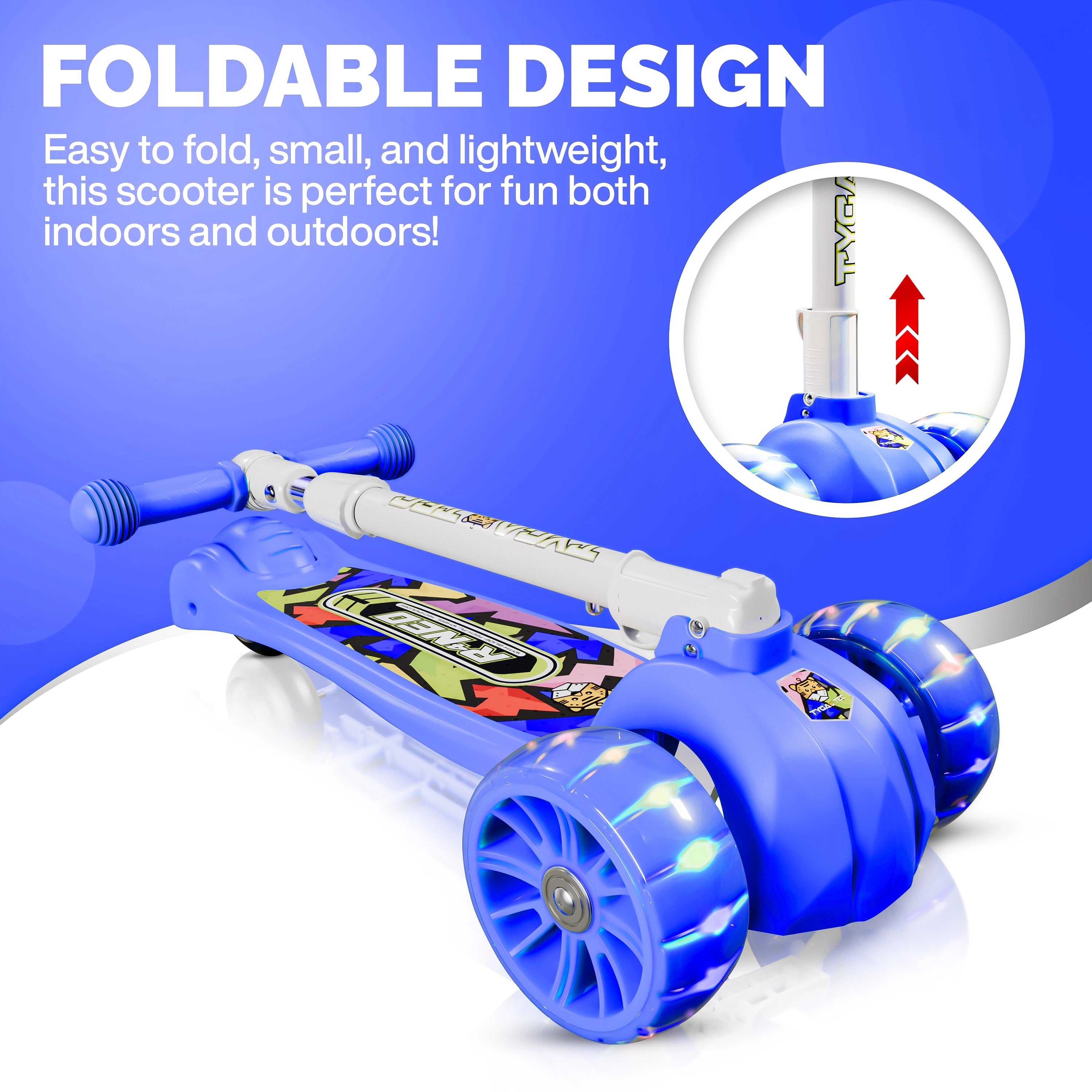 Tygatec Zoomer 3 wheel (color dark blue)