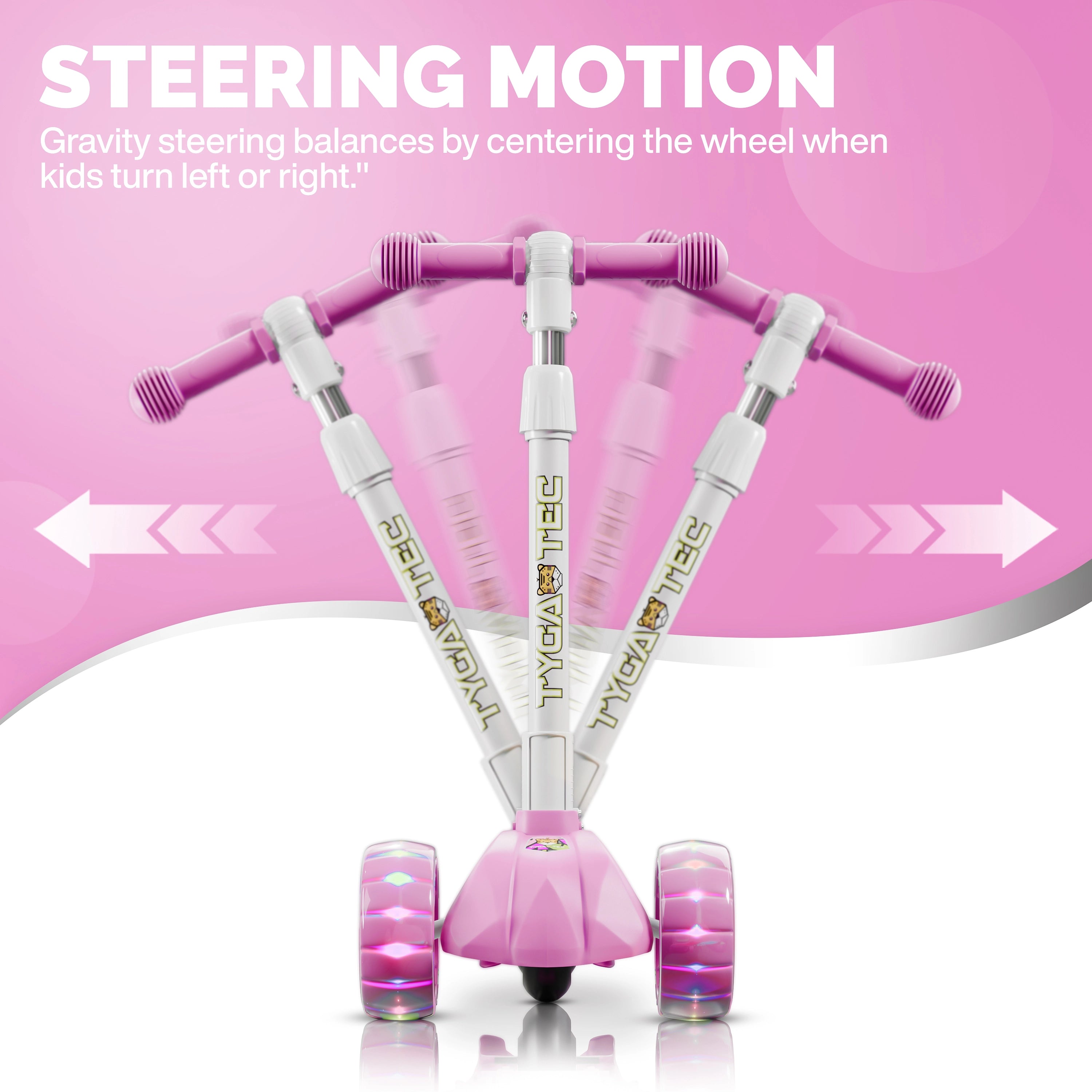 Tygatec Zoomer 3 wheel ( Color Pink )