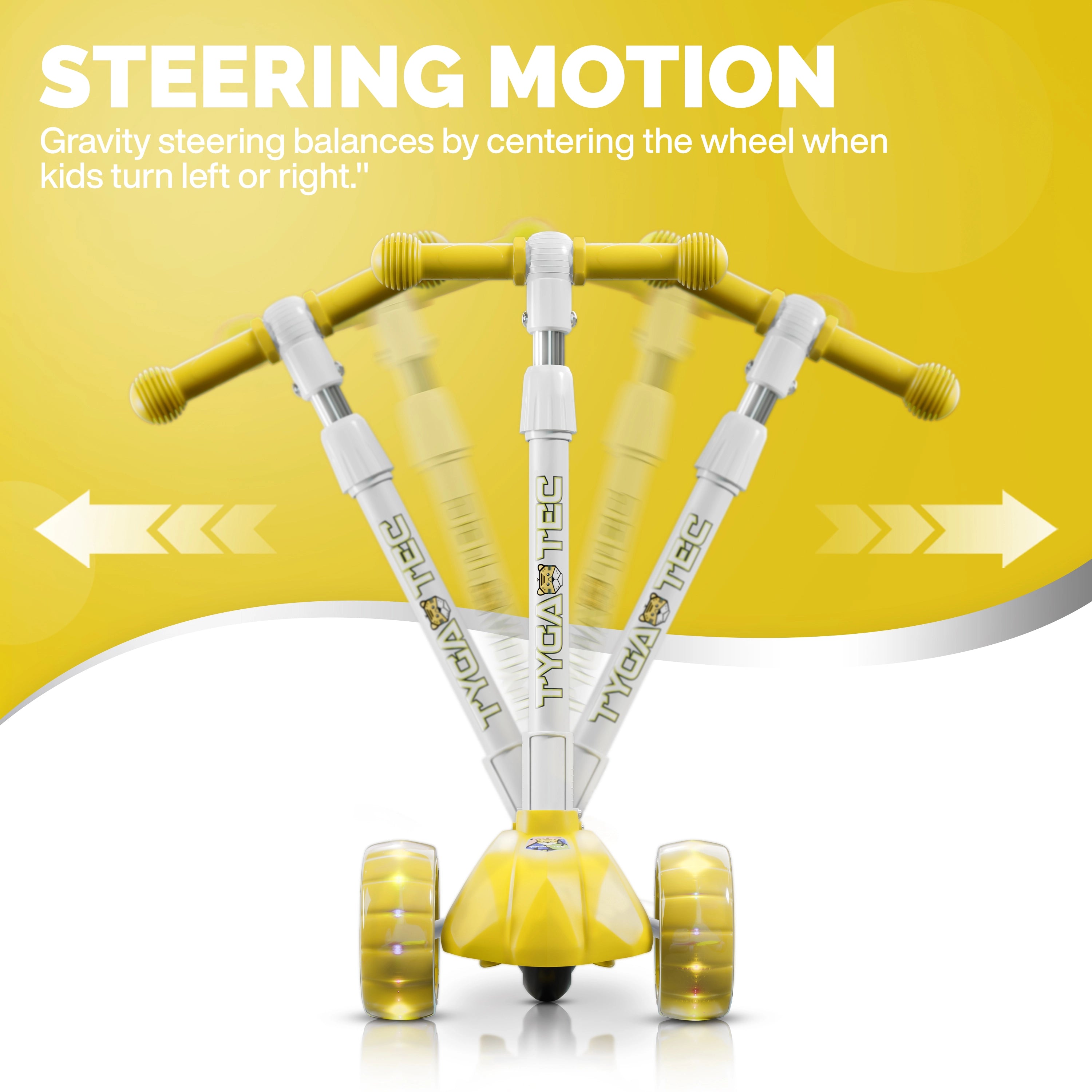 Tygatec Zoomer 3 wheel ( Color Yellow )