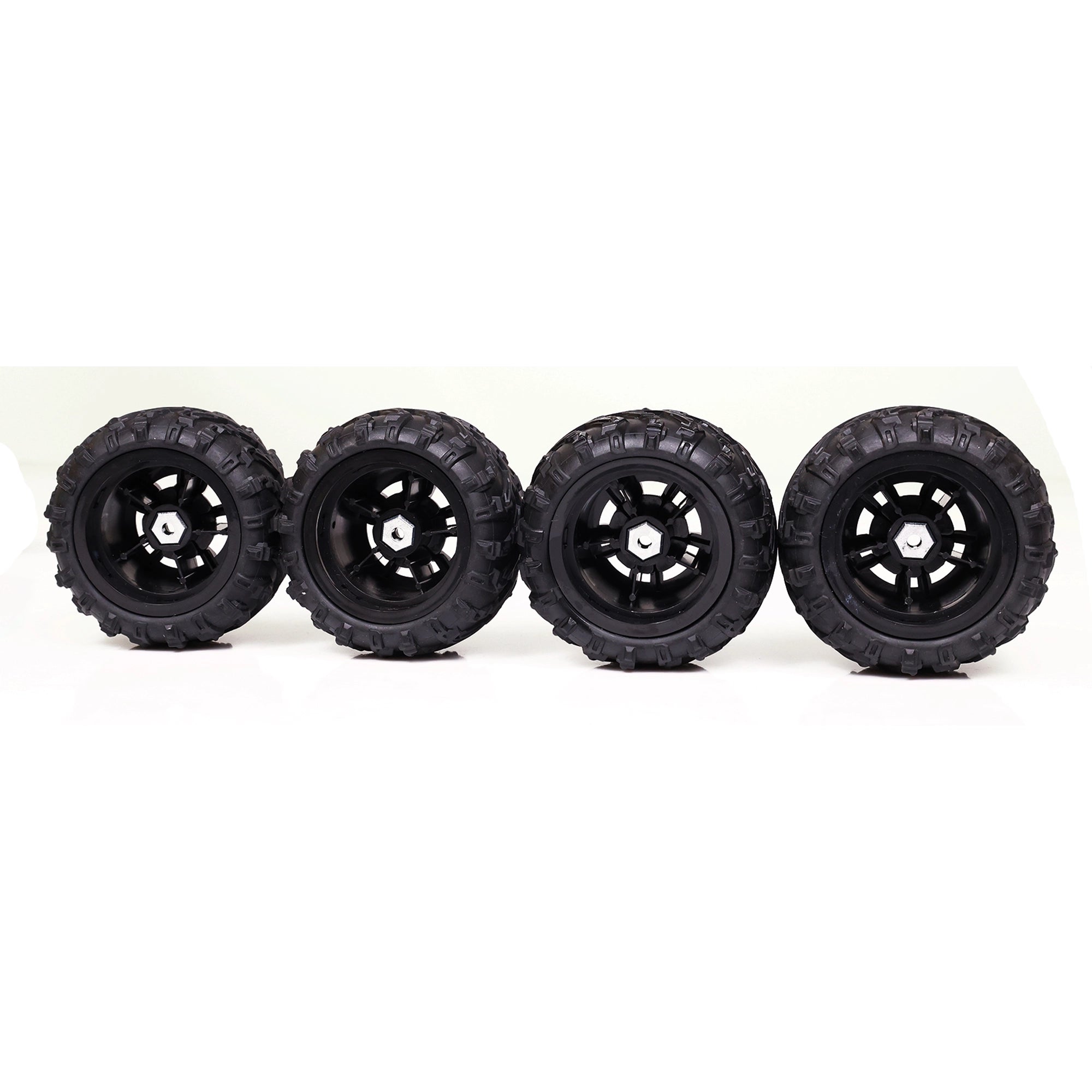 Tygatec Supersonic RC Car Spare – Durable Rubber Wheels (Set of 4)