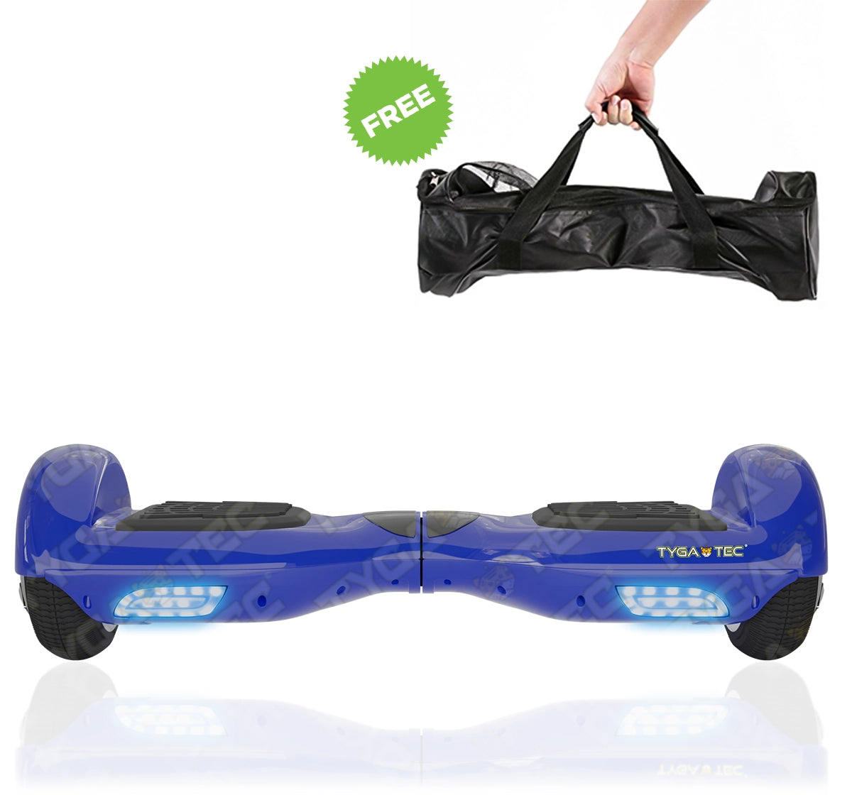 Tygatec T1 ECO - Self Balancing Electric Hoverboard (Blue Color)