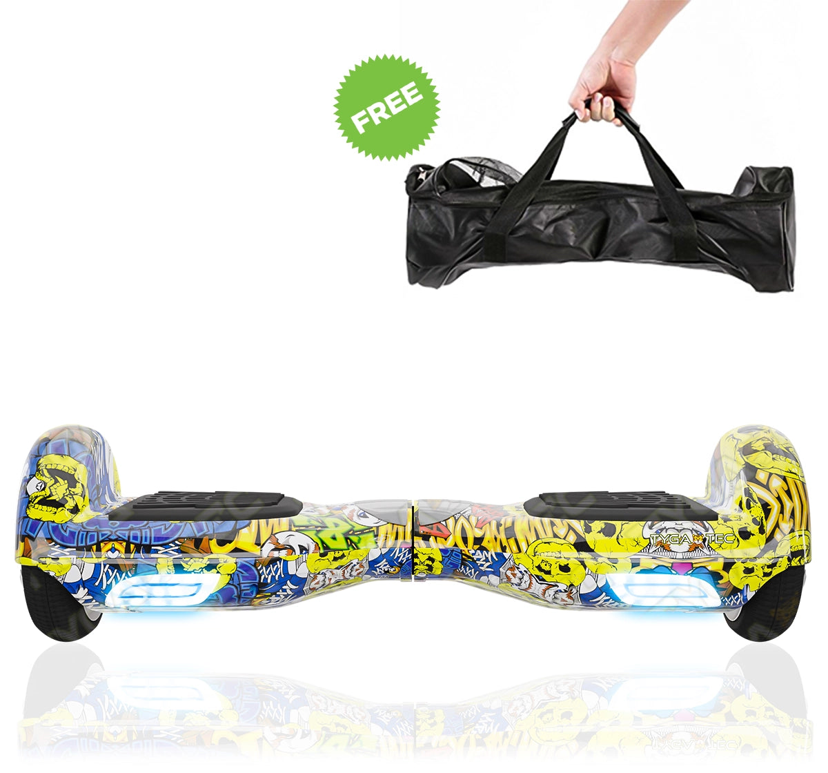 Tygatec T1 ECO - Self Balancing Electric Hoverboard (Edhardy Color)