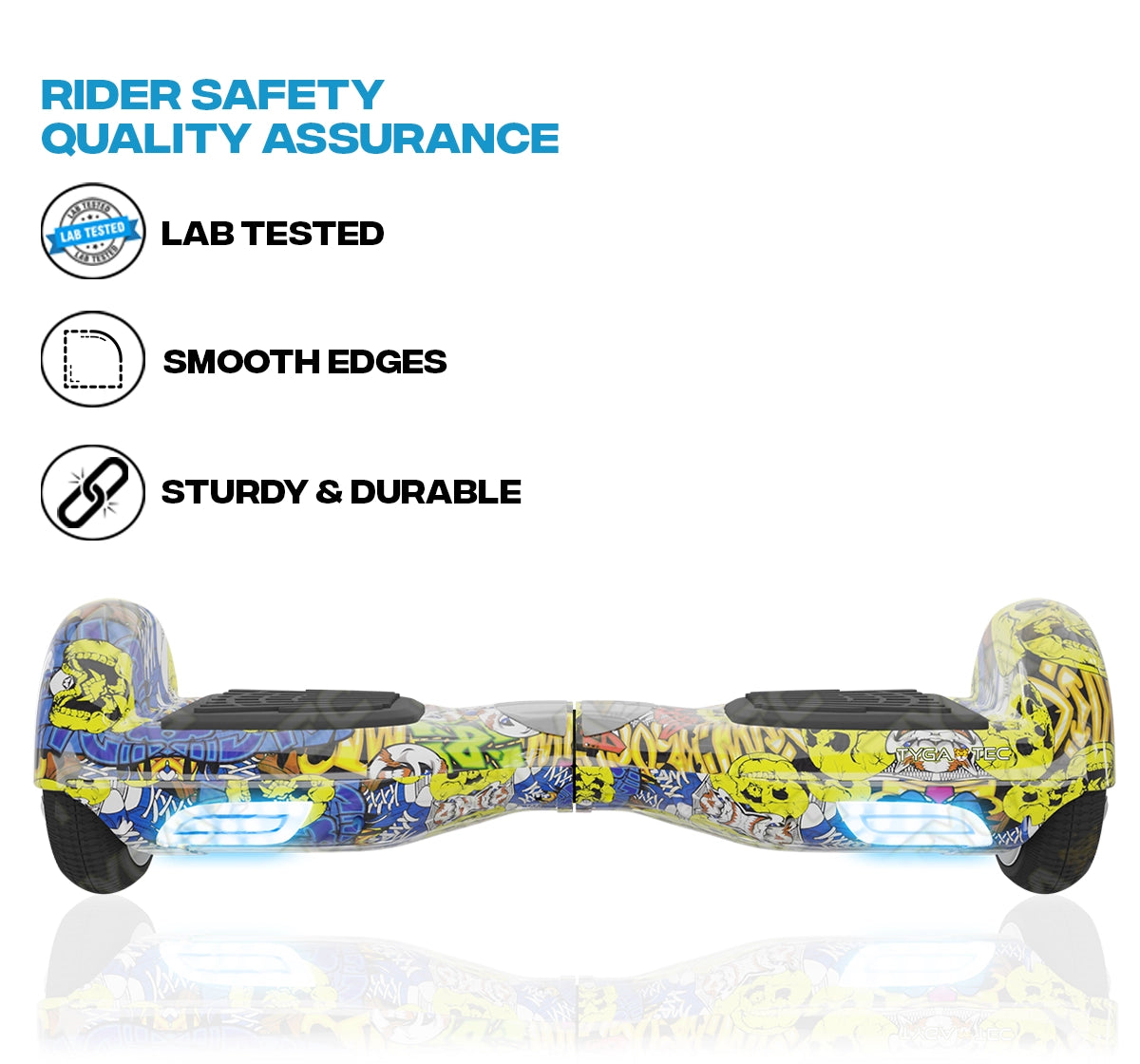 Tygatec T1 ECO - Self Balancing Electric Hoverboard (Edhardy Color)