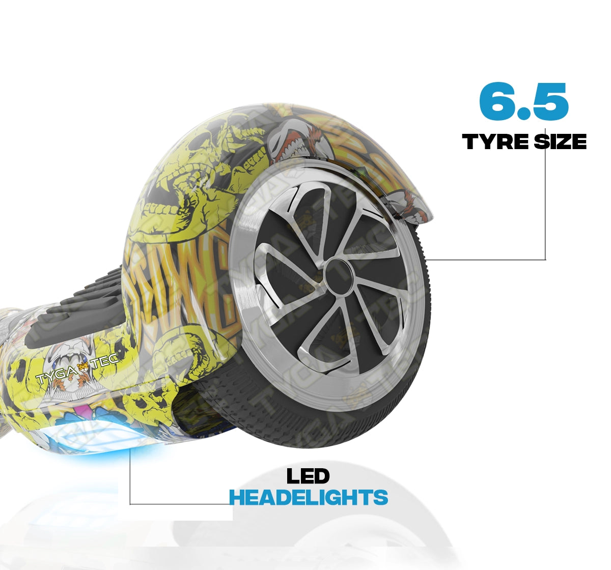 Tygatec T1 ECO - Self Balancing Electric Hoverboard (Edhardy Color)
