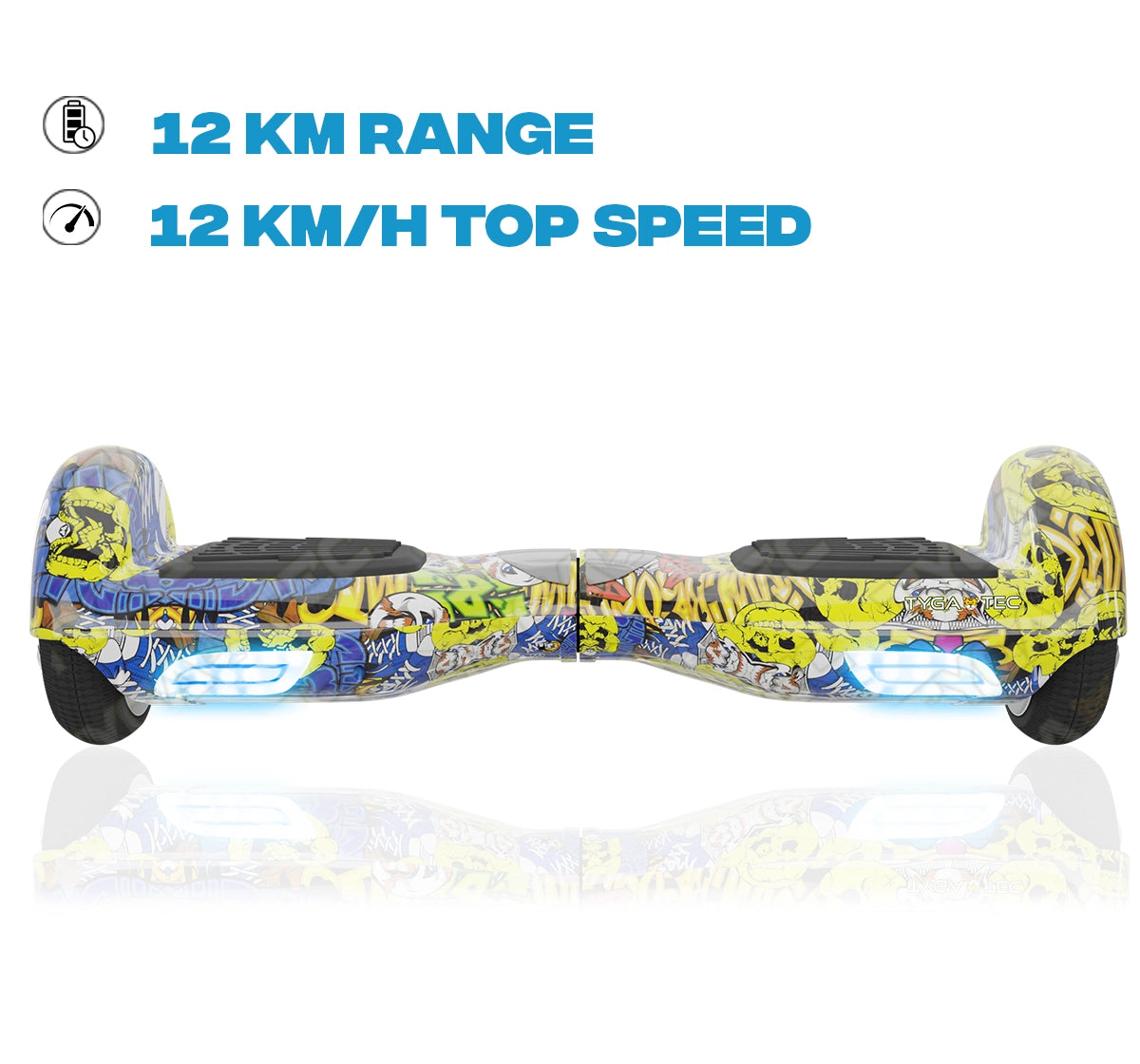 Tygatec T1 ECO - Self Balancing Electric Hoverboard (Edhardy Color)
