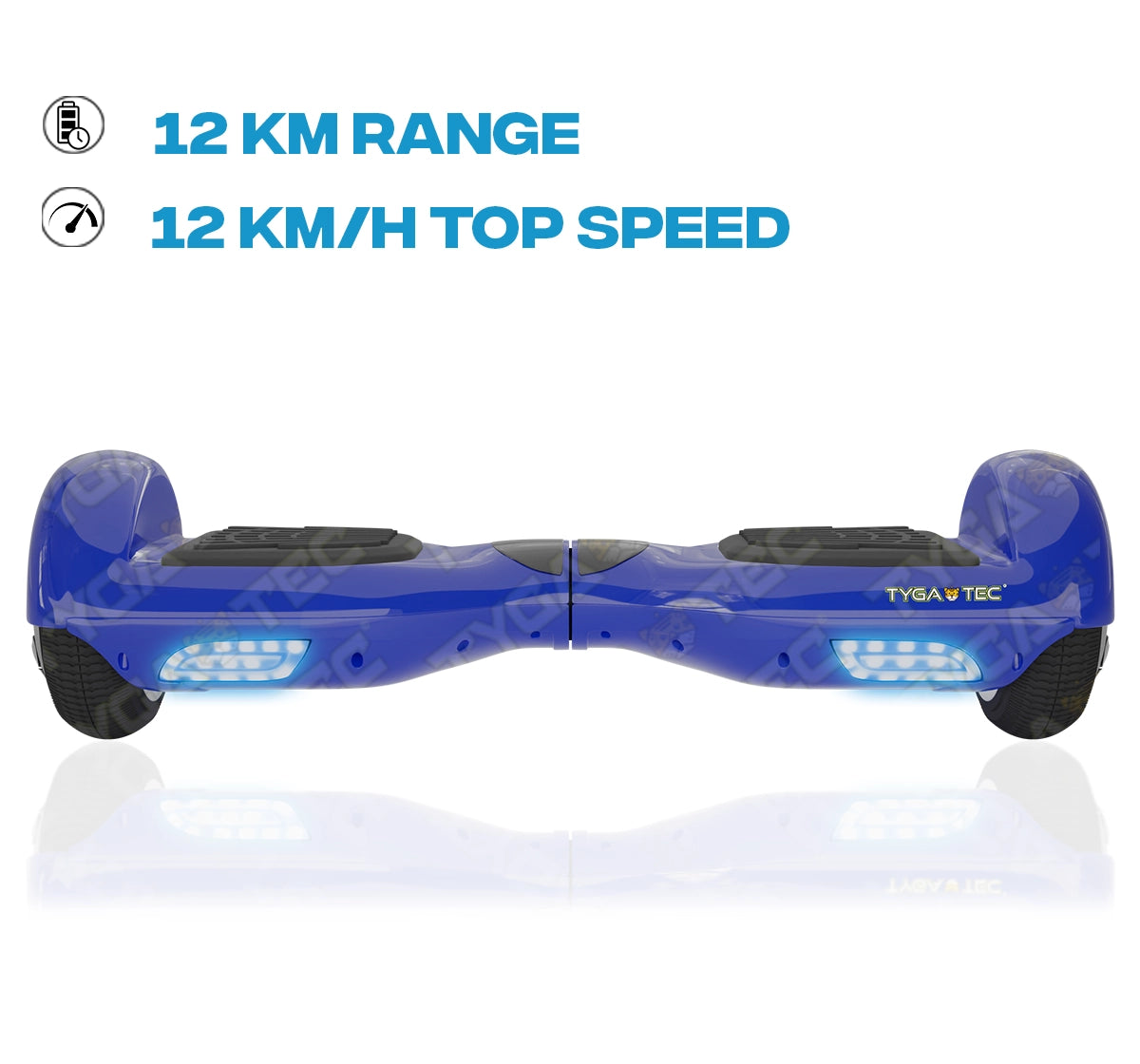 Tygatec T1 ECO - Self Balancing Electric Hoverboard (Blue Color)