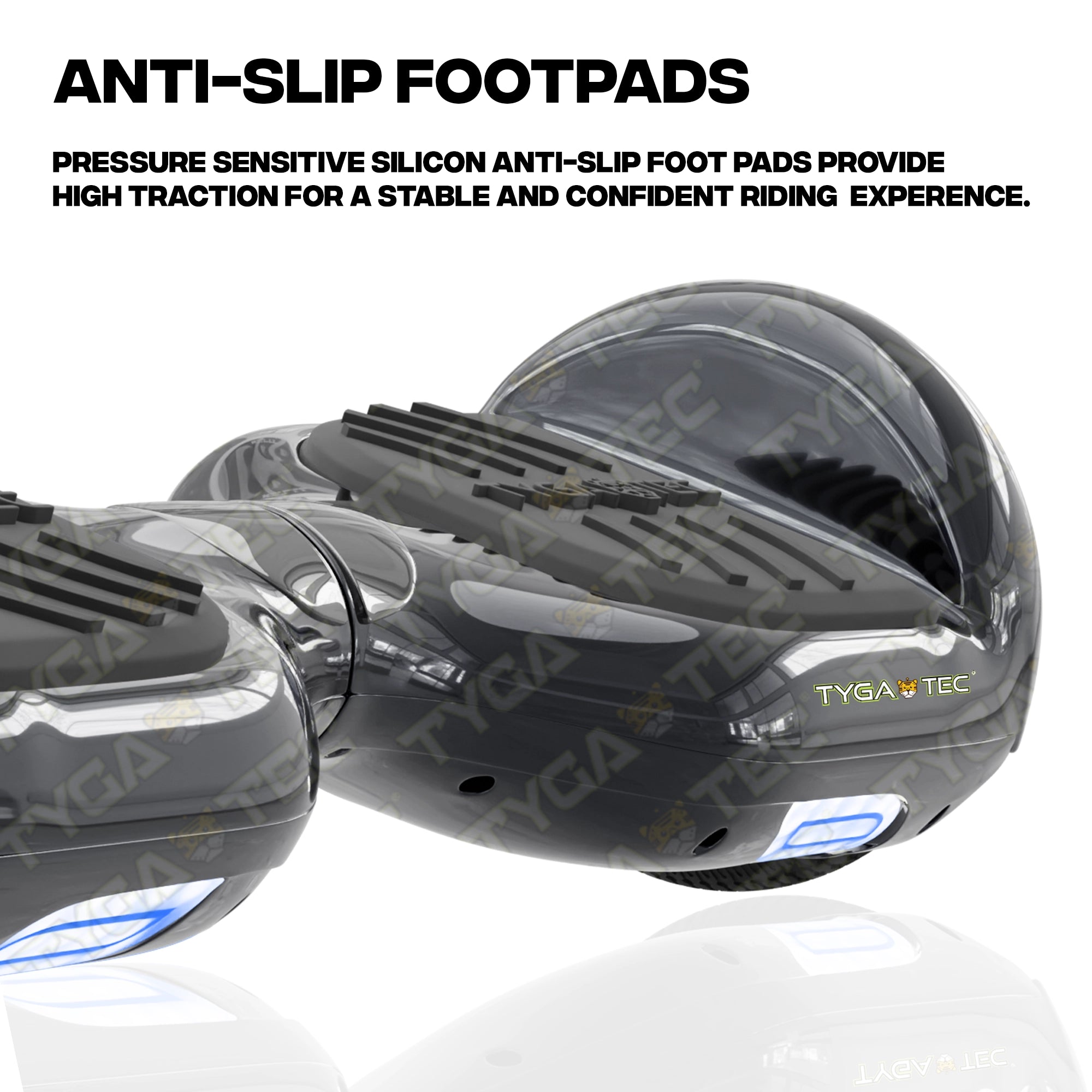 TYGATEC T2 + Auto Balancing Hoverboard App Connectivity - Black