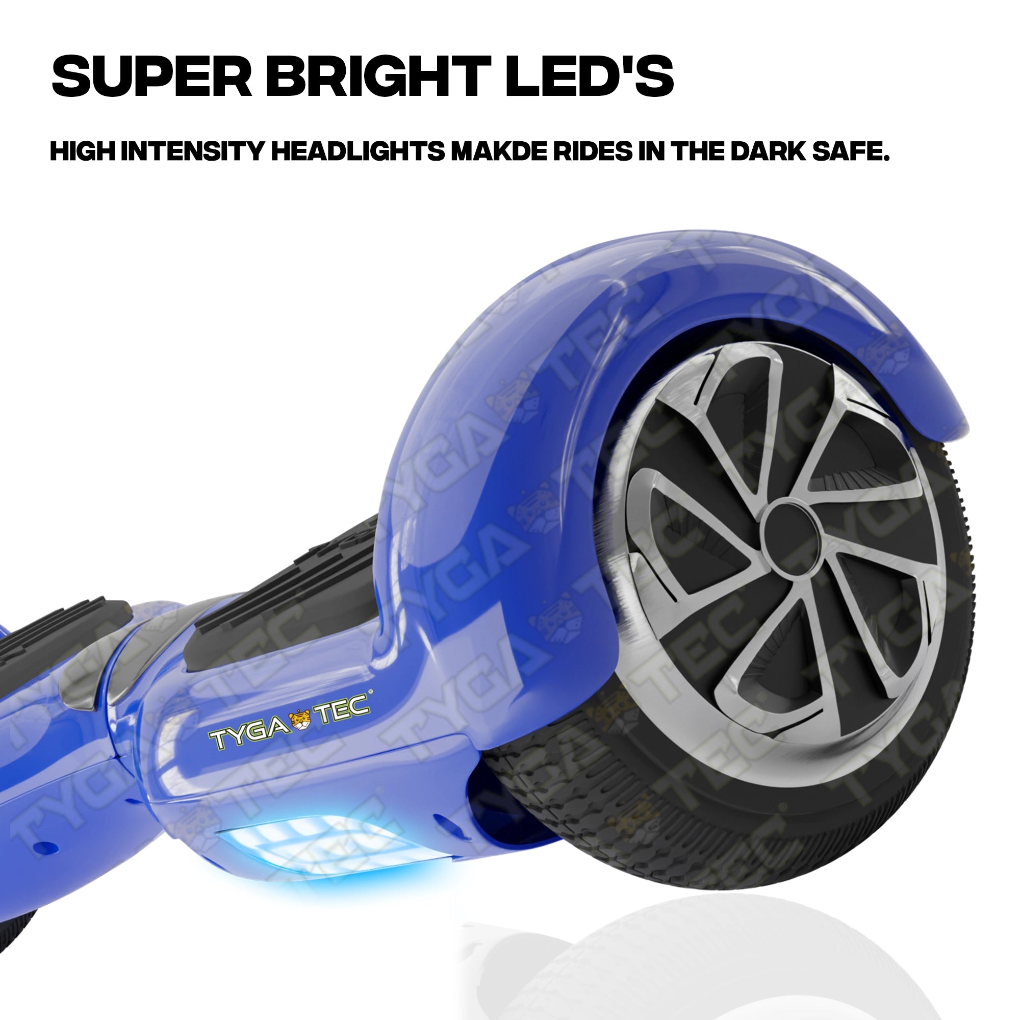 TYGATEC T2 + Auto Balancing Hoverboard App Connectivity - Blue