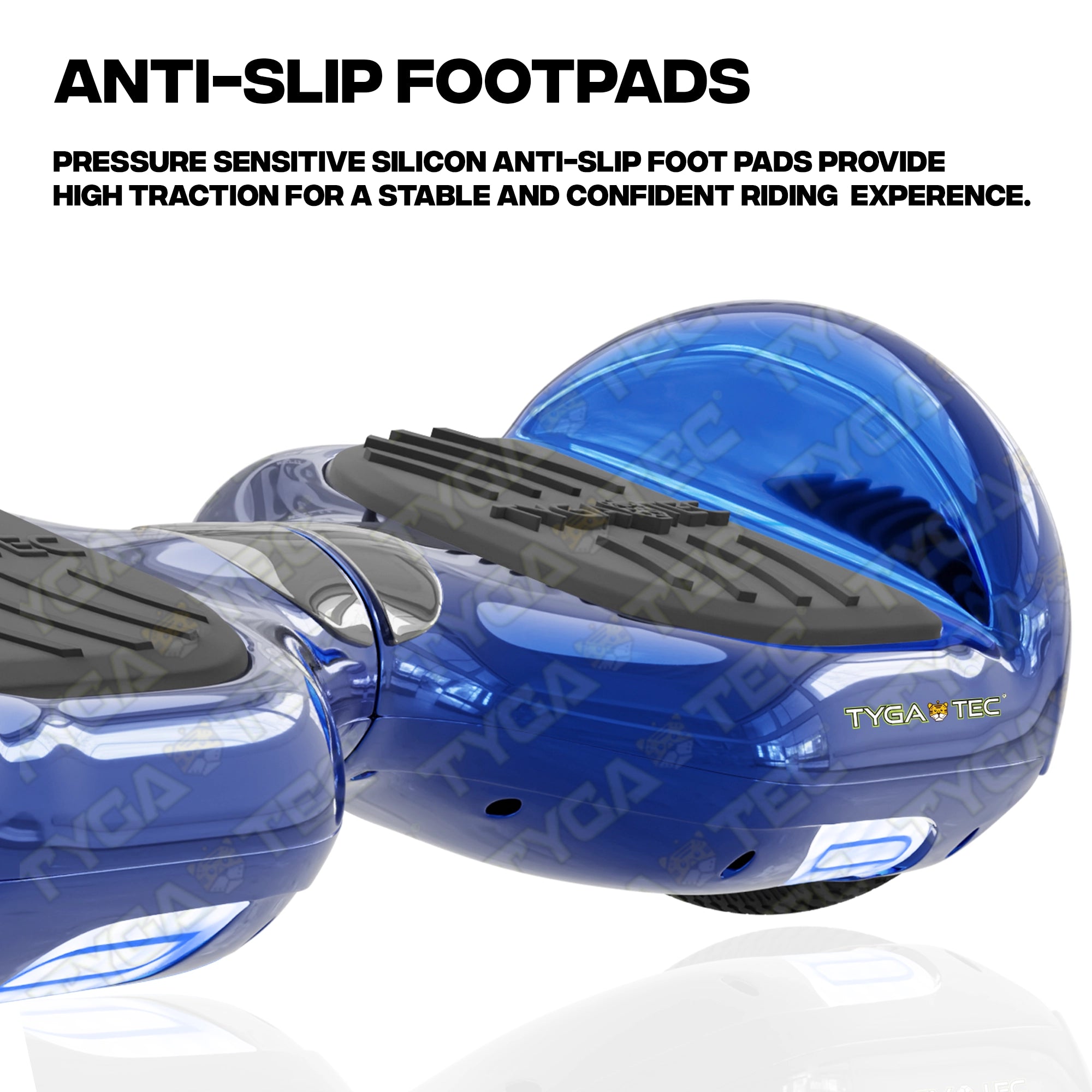 TYGATEC T2 + Auto Balancing Hoverboard App Connectivity - Blue
