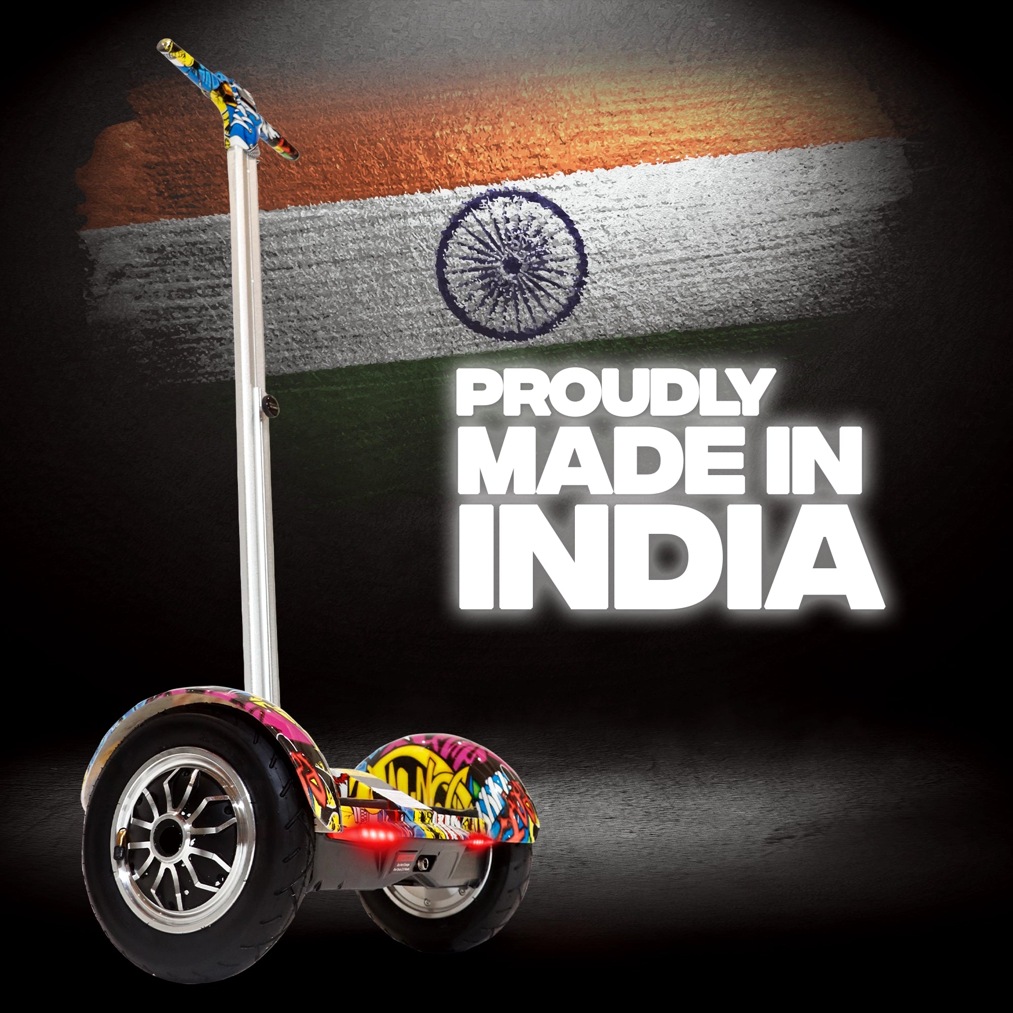 TYGATEC T4 Self Balancing Hoverboard with Handle (Edhardy)