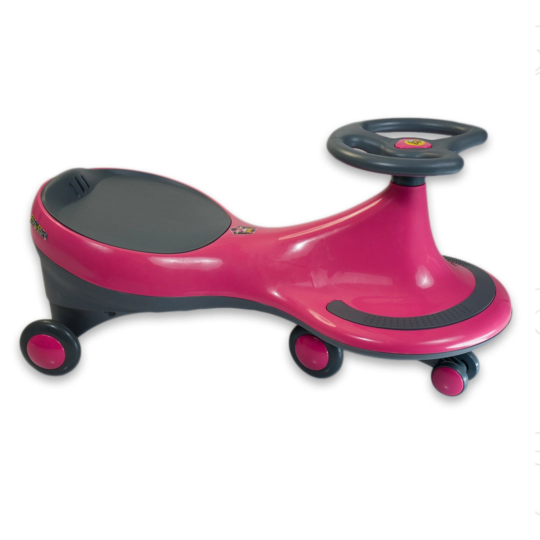 Tygatec Ride On Swing Car for Kids Pink Color - Main Image