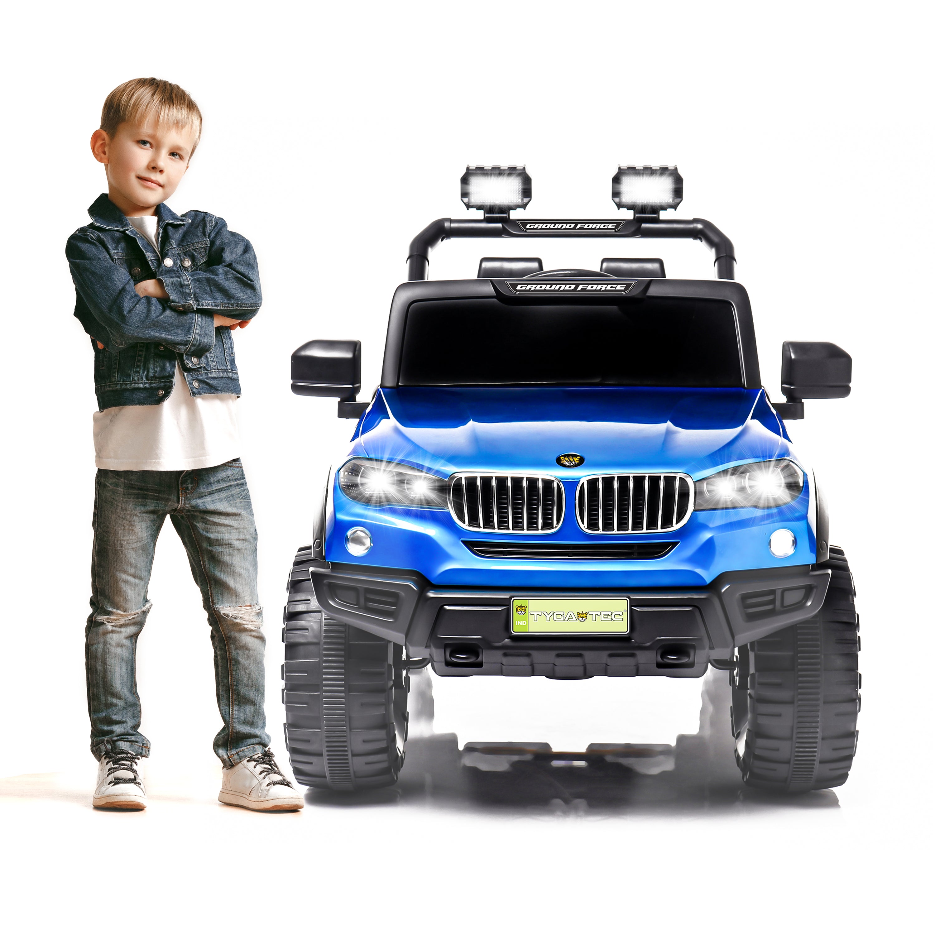 Tygatec Ride-on Kids Car Ground Force SPARKY (BLUE COLOUR)