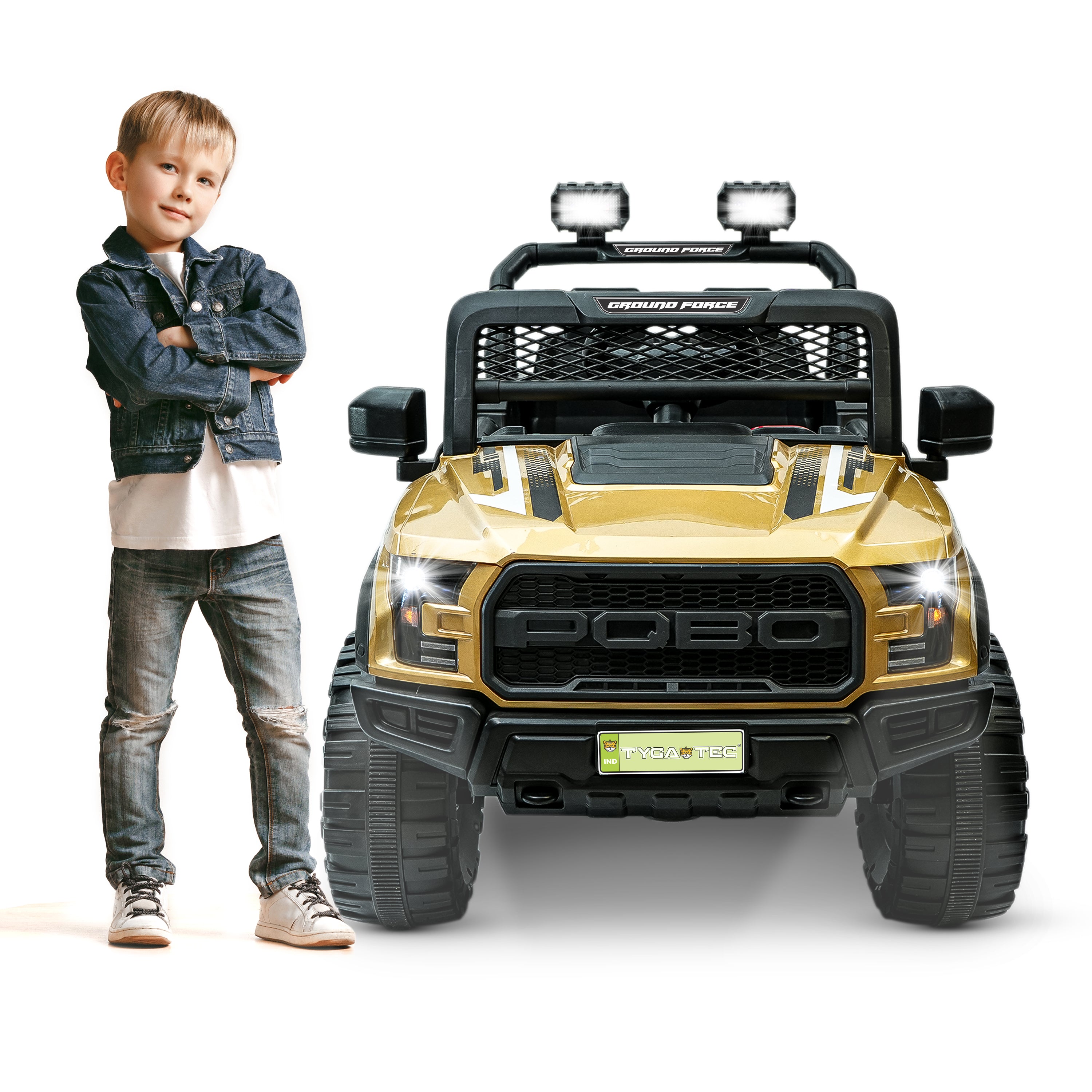 Tygatec Ride-on Kids Car Ground Force EXPLORER (GOLD COLOUR)