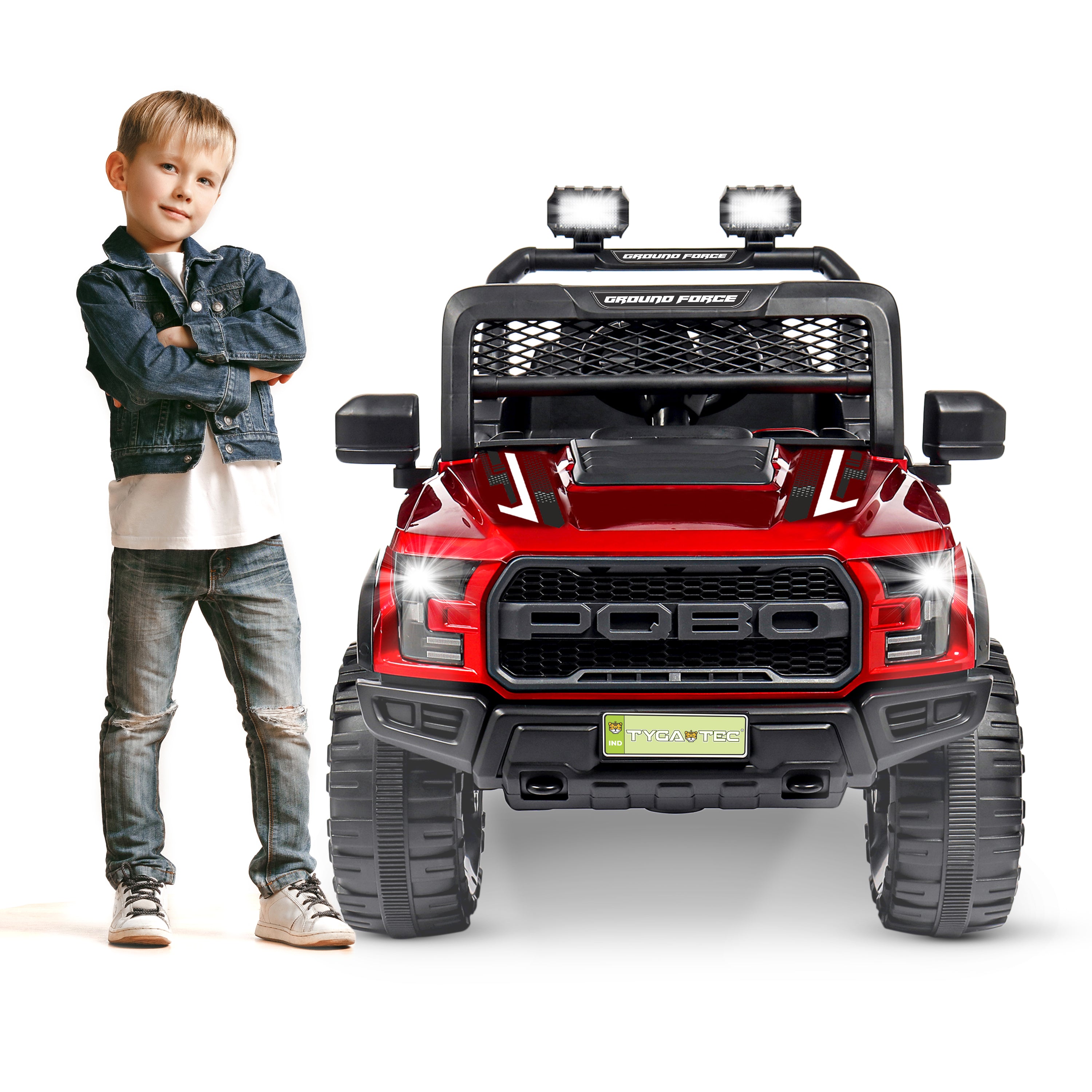 Tygatec Ride-on Kids Car Ground Force EXPLORER  (RED COLOUR)