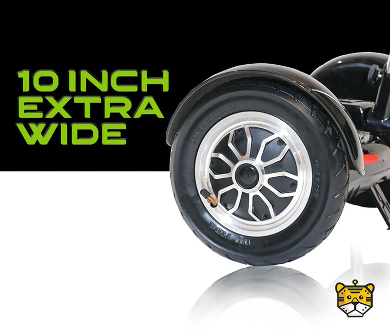 Take On Every Terrain With Extra Wide Tyres