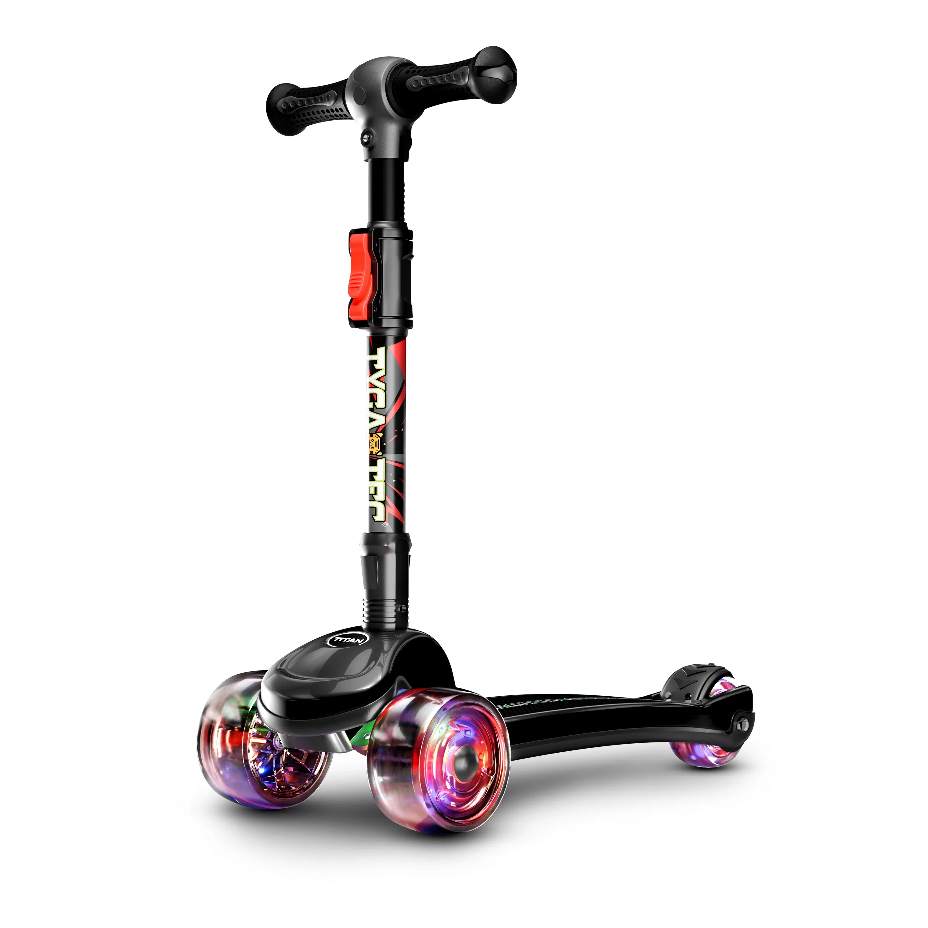 Tygatec Titan Premium 3-Wheel Scooter ( Color Black )