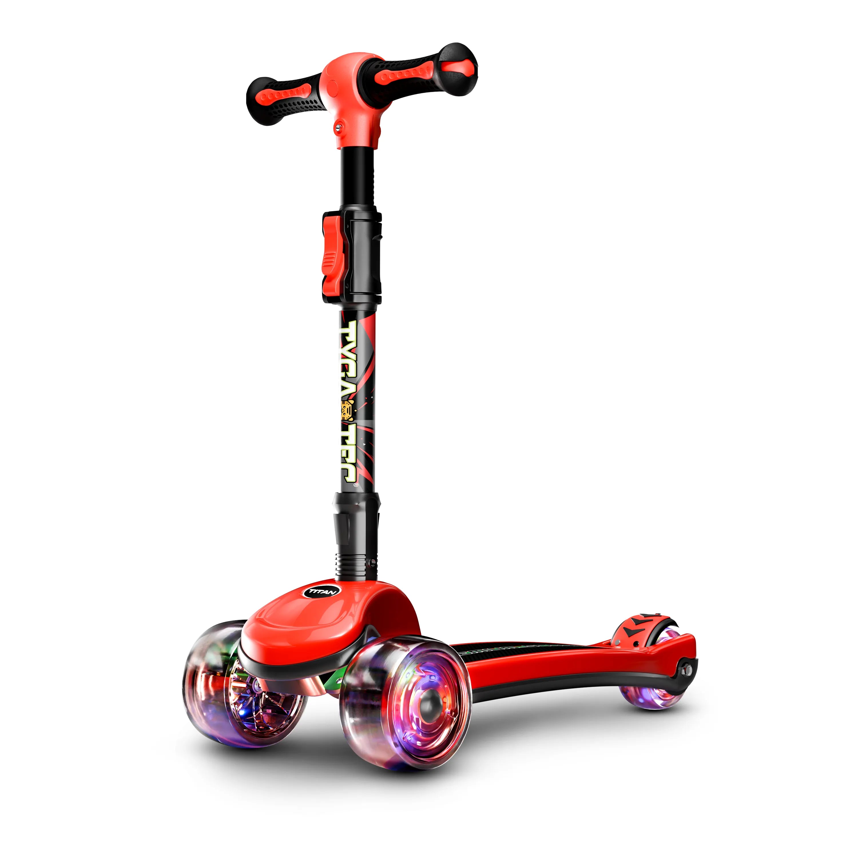 Tygatec Titan Premium 3-Wheel Scooter (Red)