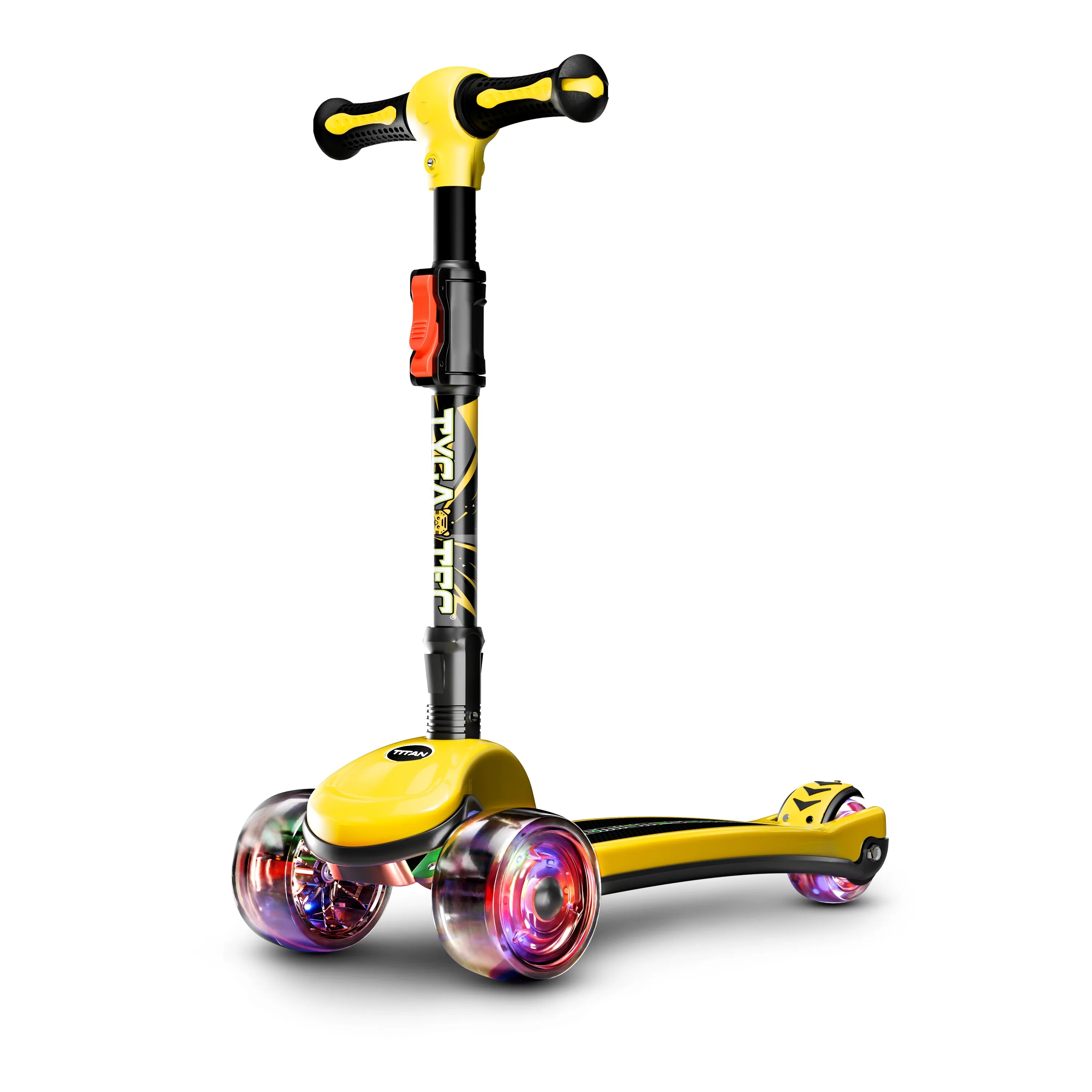 Tygatec Titan Premium 3-Wheel Scooter ( Color Yellow )
