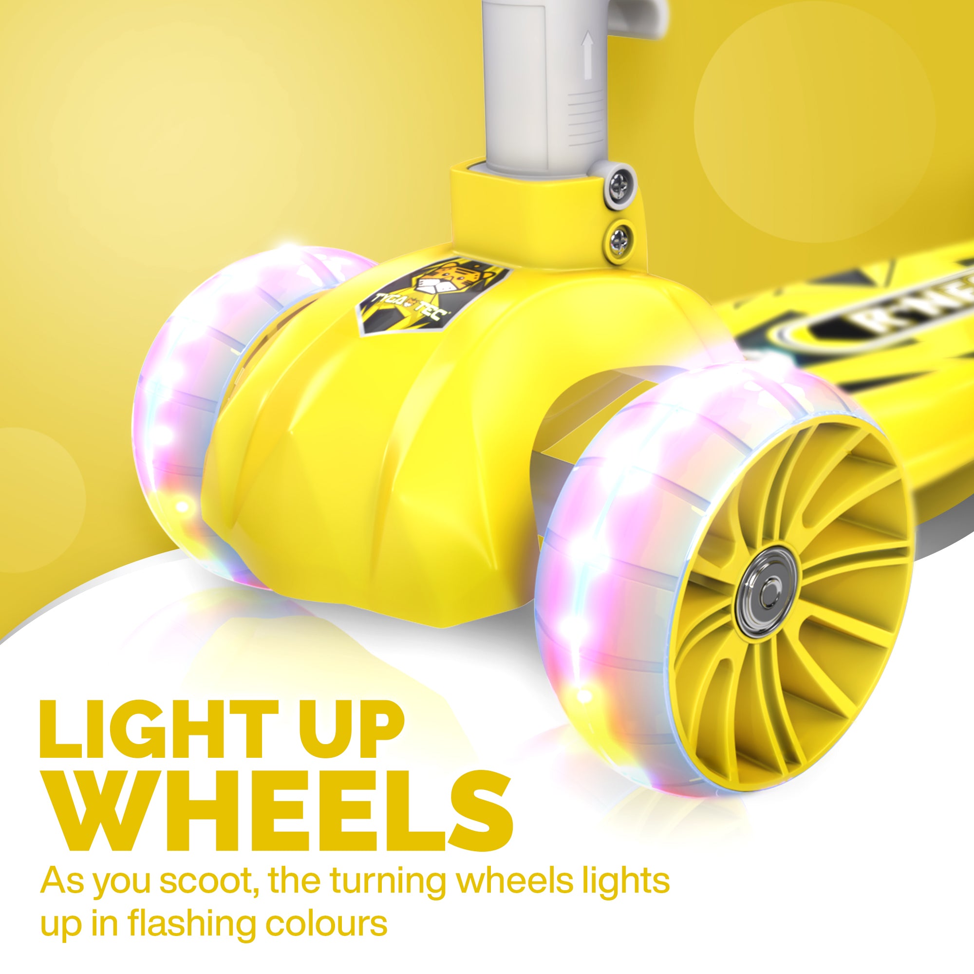 Tygatec 3 wheel ( Color Yellow )