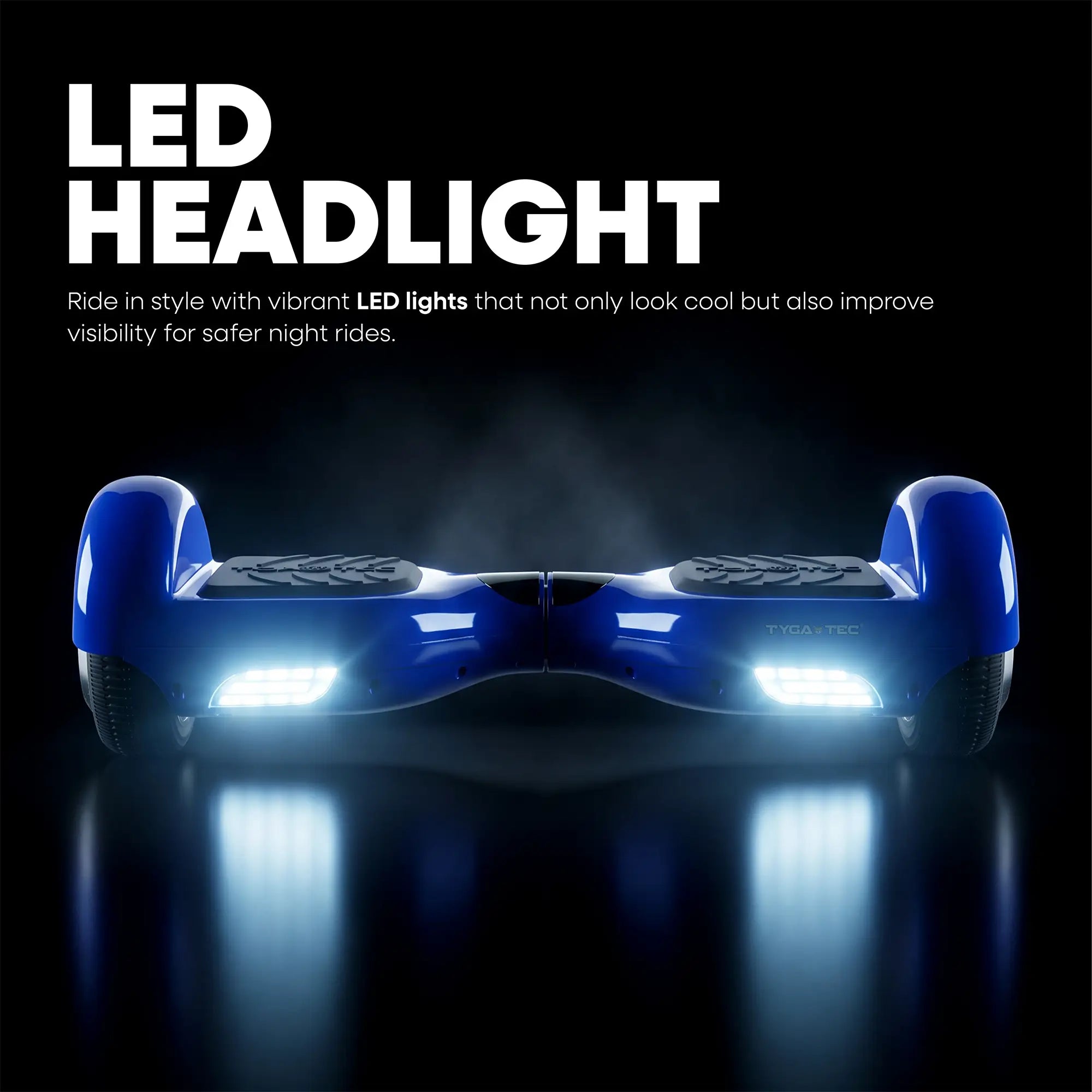 TYGATEC T2 + Auto Balancing Hoverboard App Connectivity - Blue