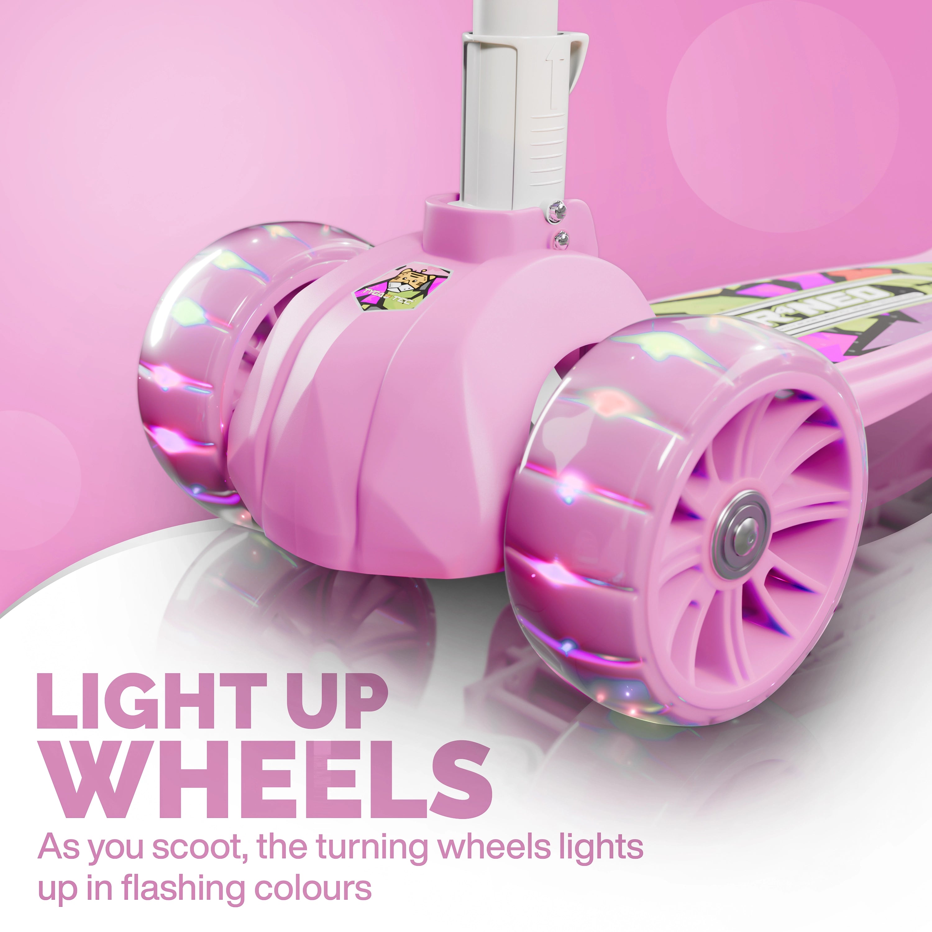 Tygatec 3 wheel ( Color Pink )