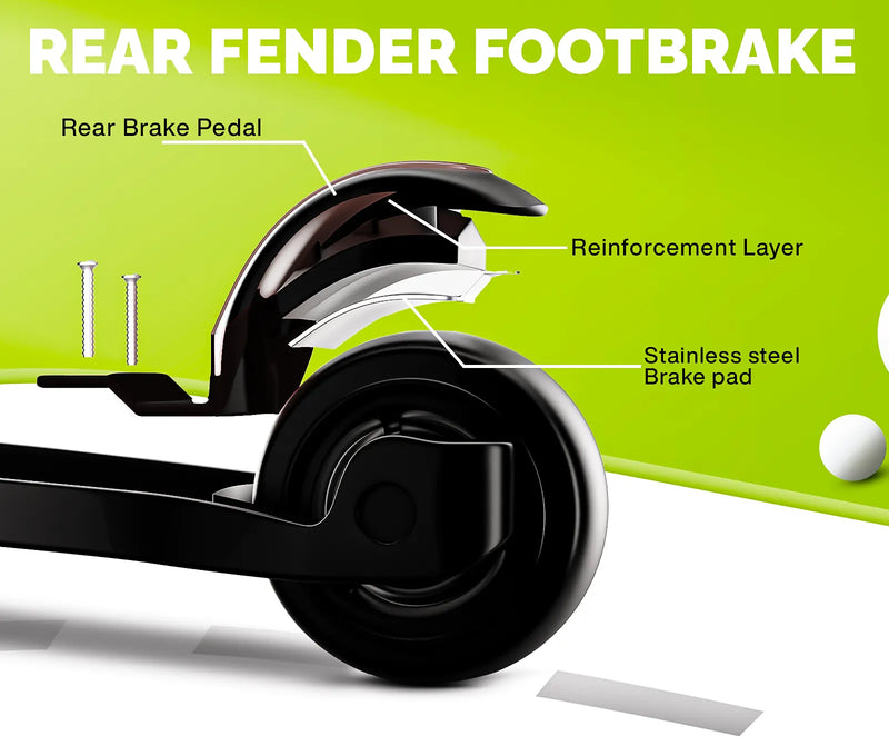 Reinforced Rear Foot Brake