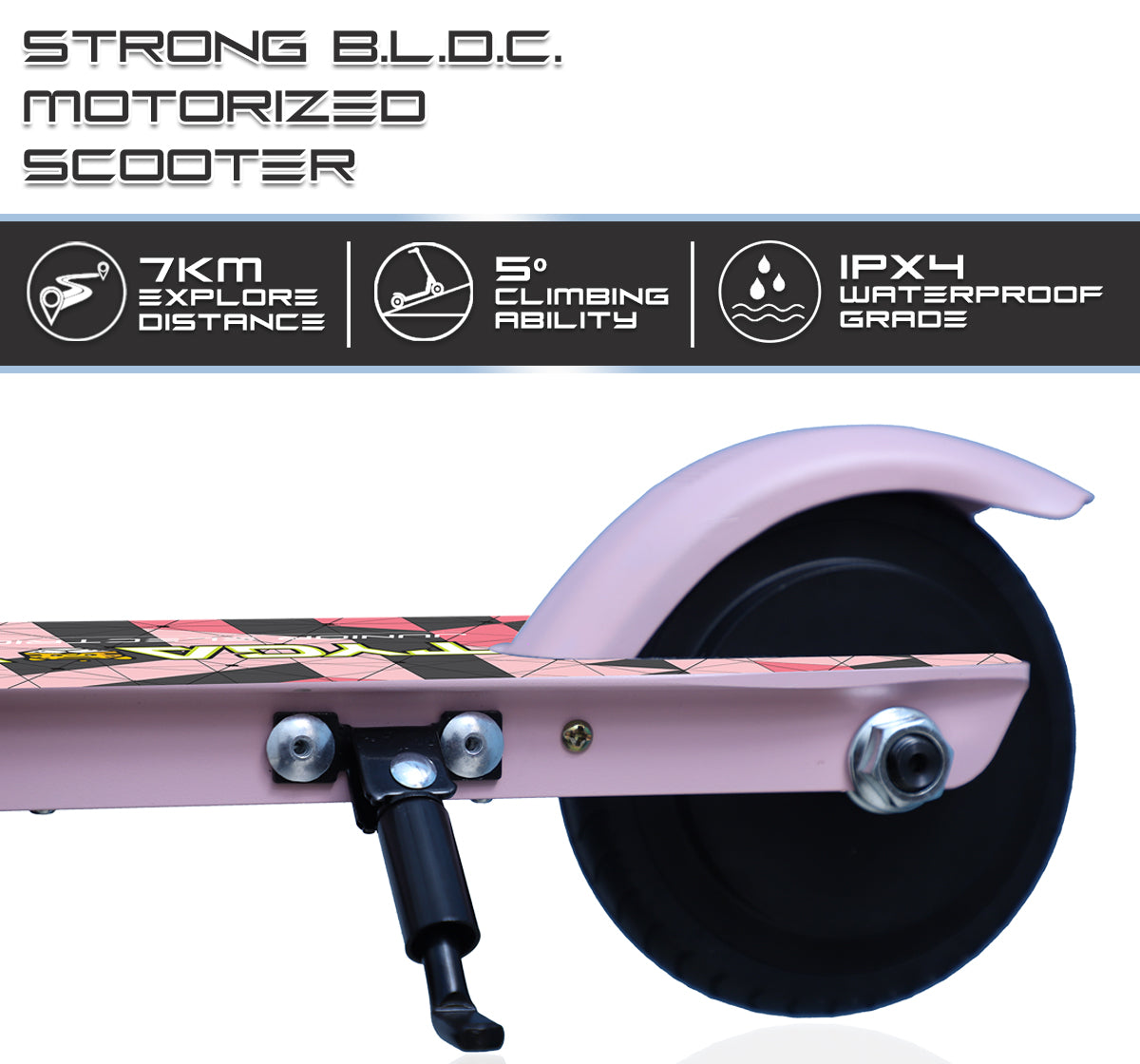 TYGATEC - Junior Electric Scooter (Color  Pink)