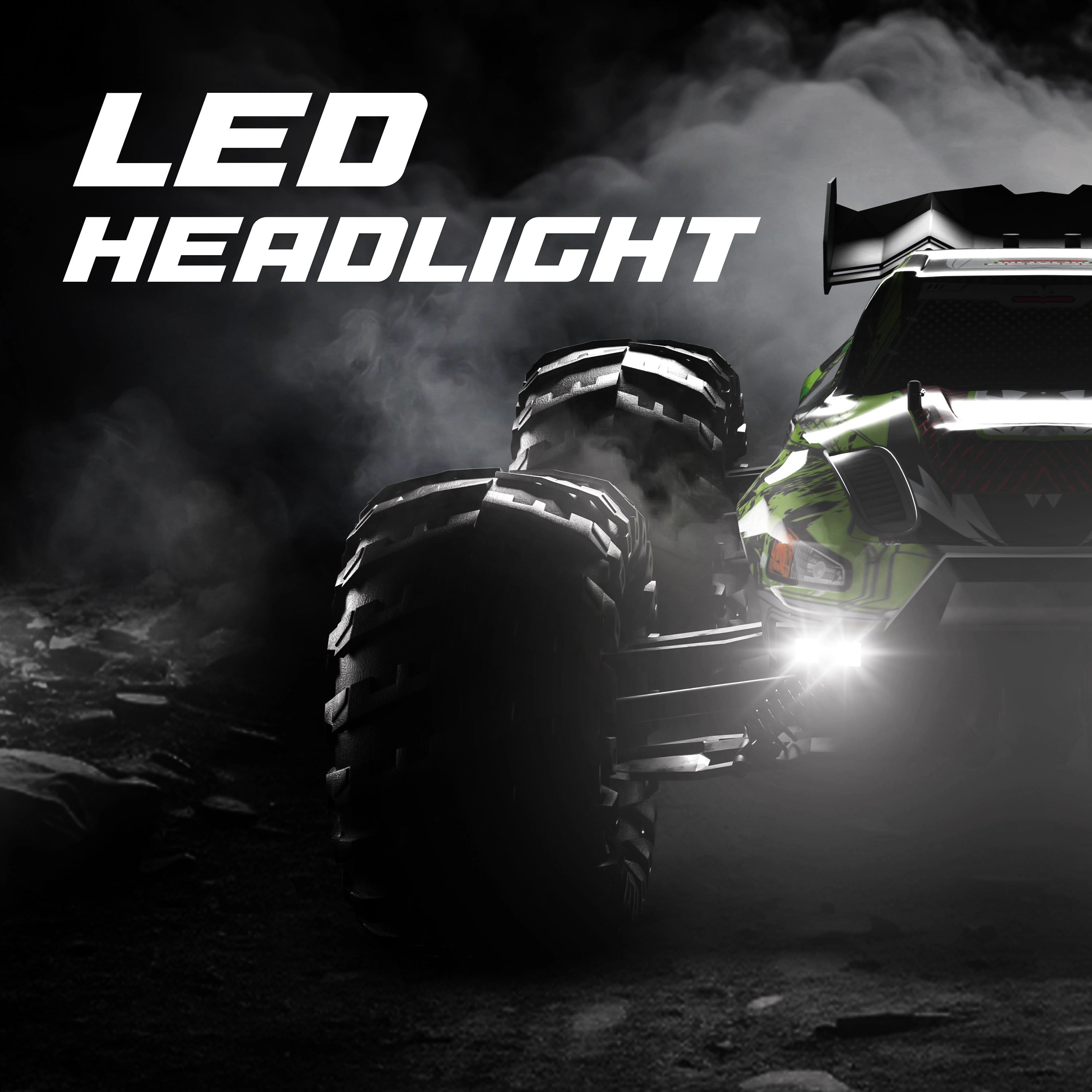 ( PRE-BOOK)- Tygatec Supersonic High Speed Hobby Grade Remote Control (Rc) Car | Stunt Car (Color Green)