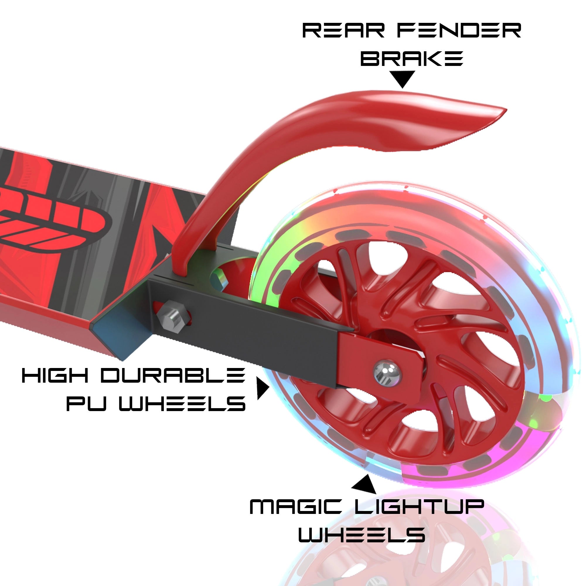 Tygatec 2 Wheel (Red)