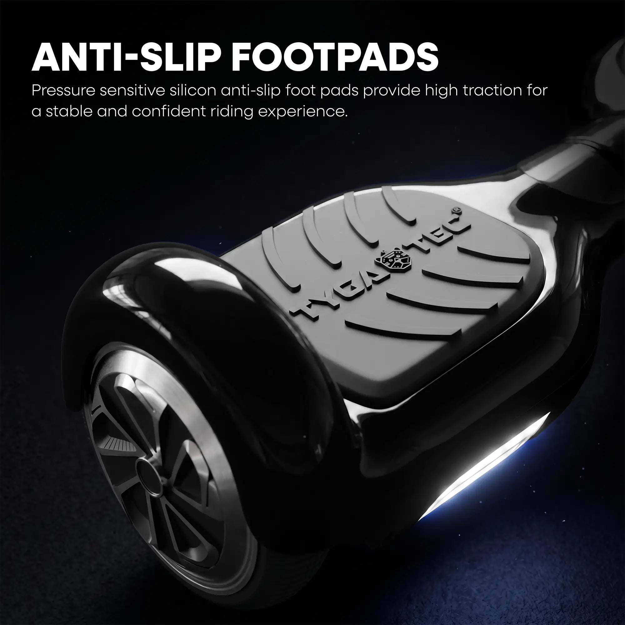 TYGATEC T2 + Auto Balancing Hoverboard App Connectivity - Black