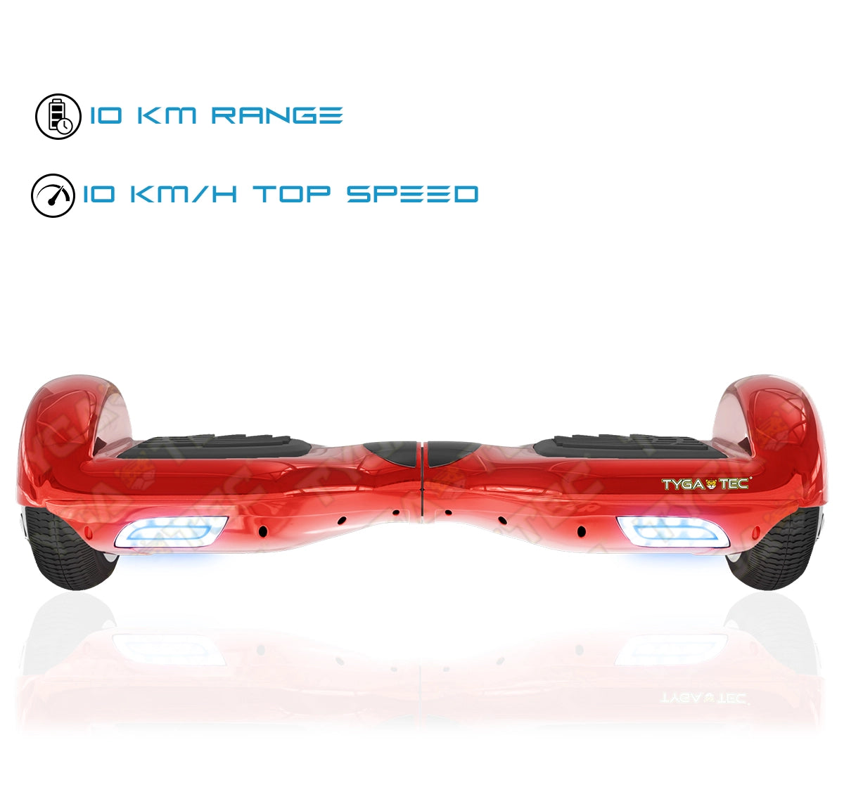 Tygatec T1 ECO - Self Balancing Electric Hoverboard (Red Color)