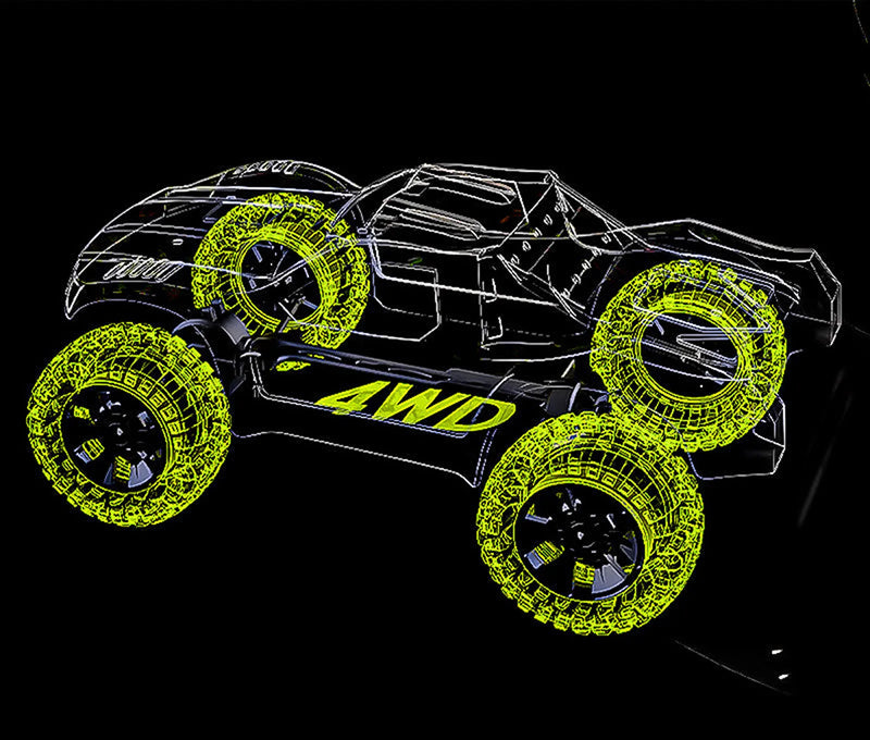 Precision 4WD for Maximum Control and Performance