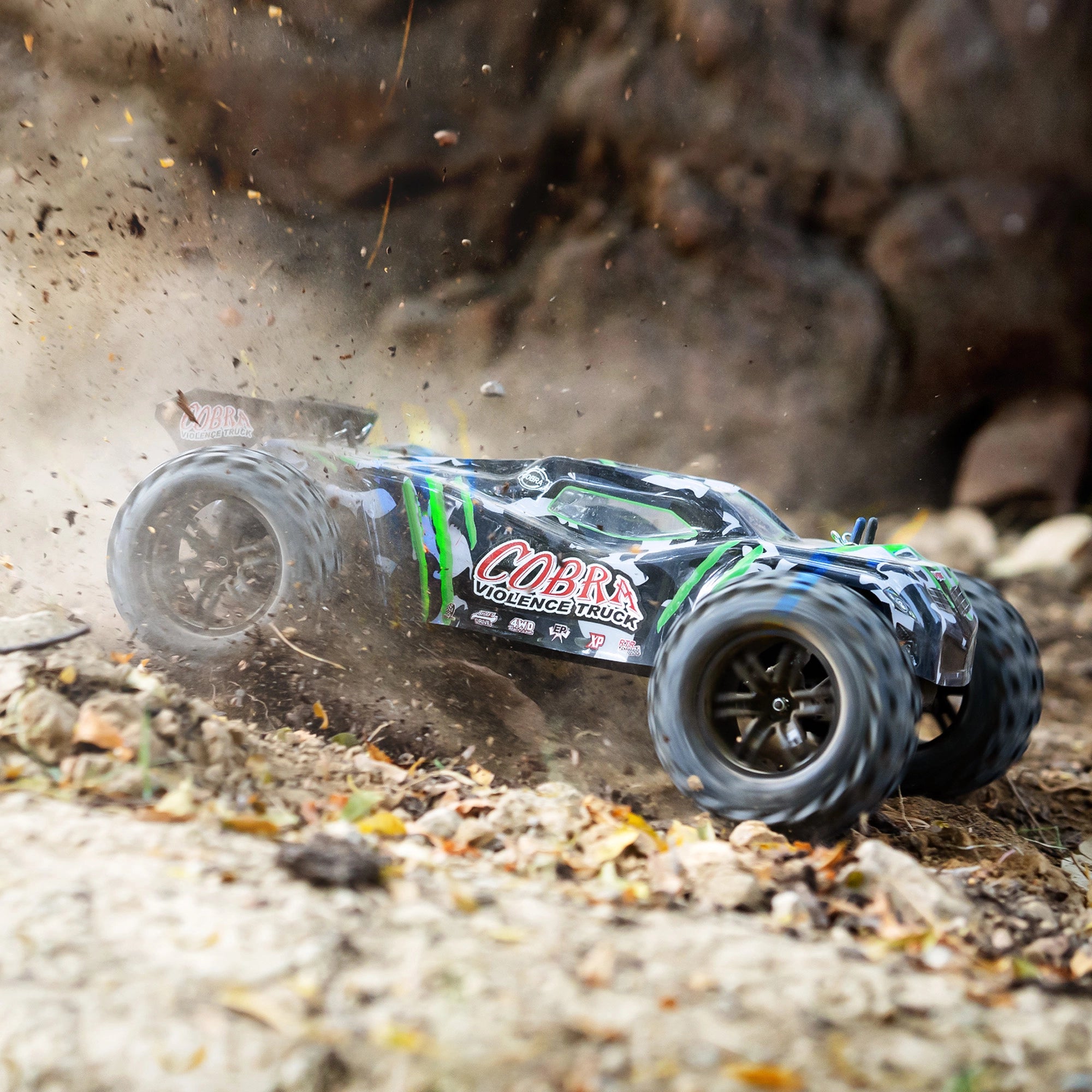 Tygatec VRX Cobra 1:8 Scale Hobby Grade RC Monster Truck | Brushless Motor System | RTR