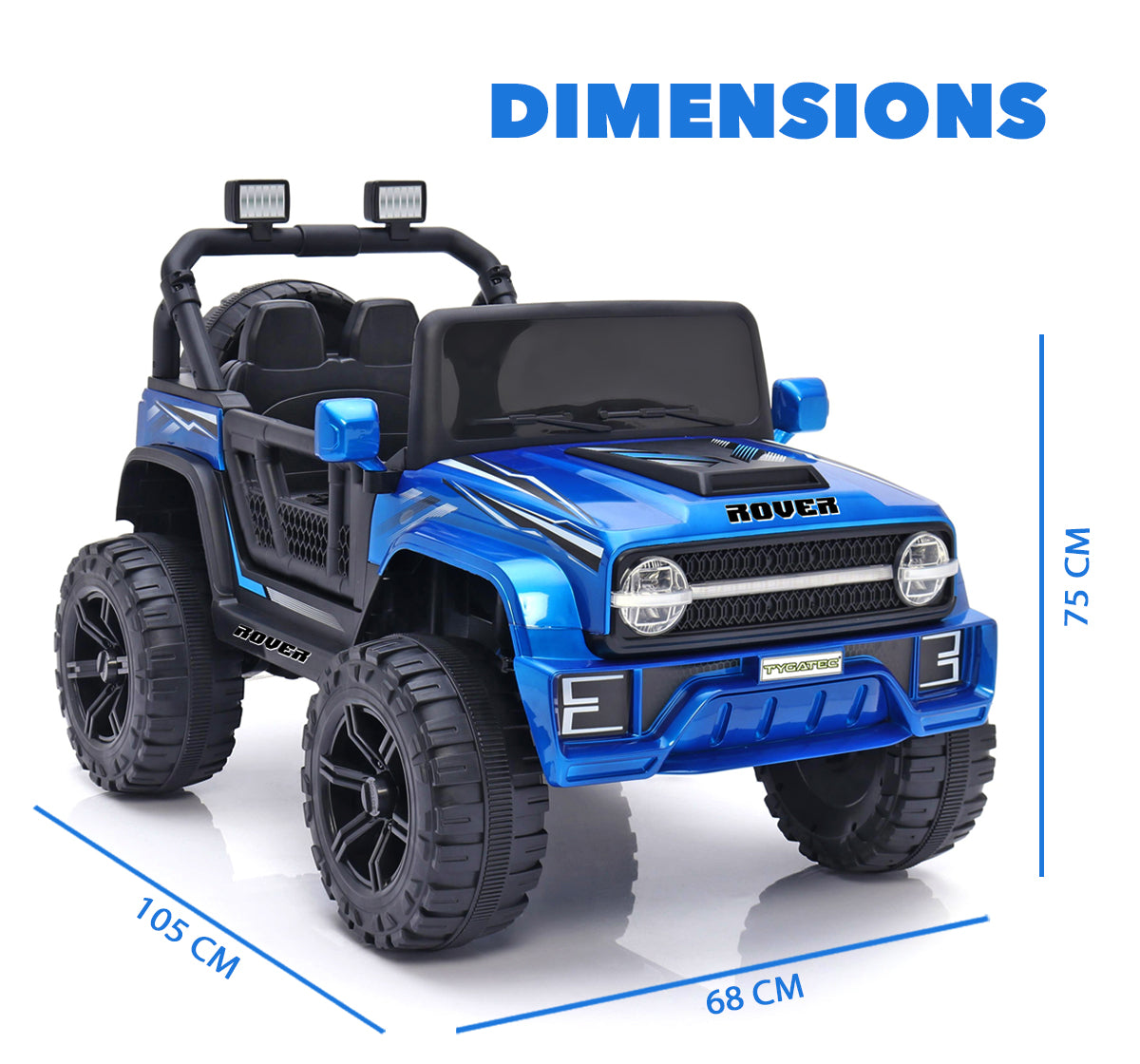 Tygatec Ride-on Kids Car Ground Force ROVER (BLUE COLOUR)