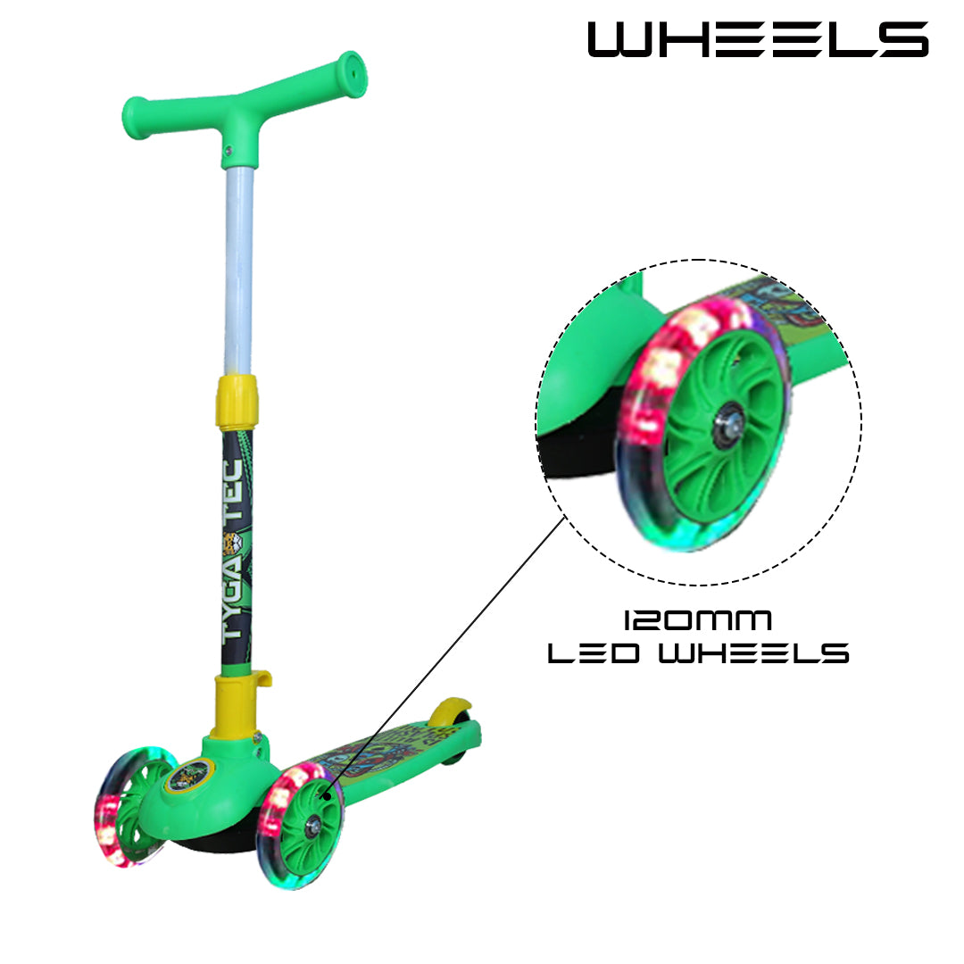 Tygatec 3 wheel ( Color Green )