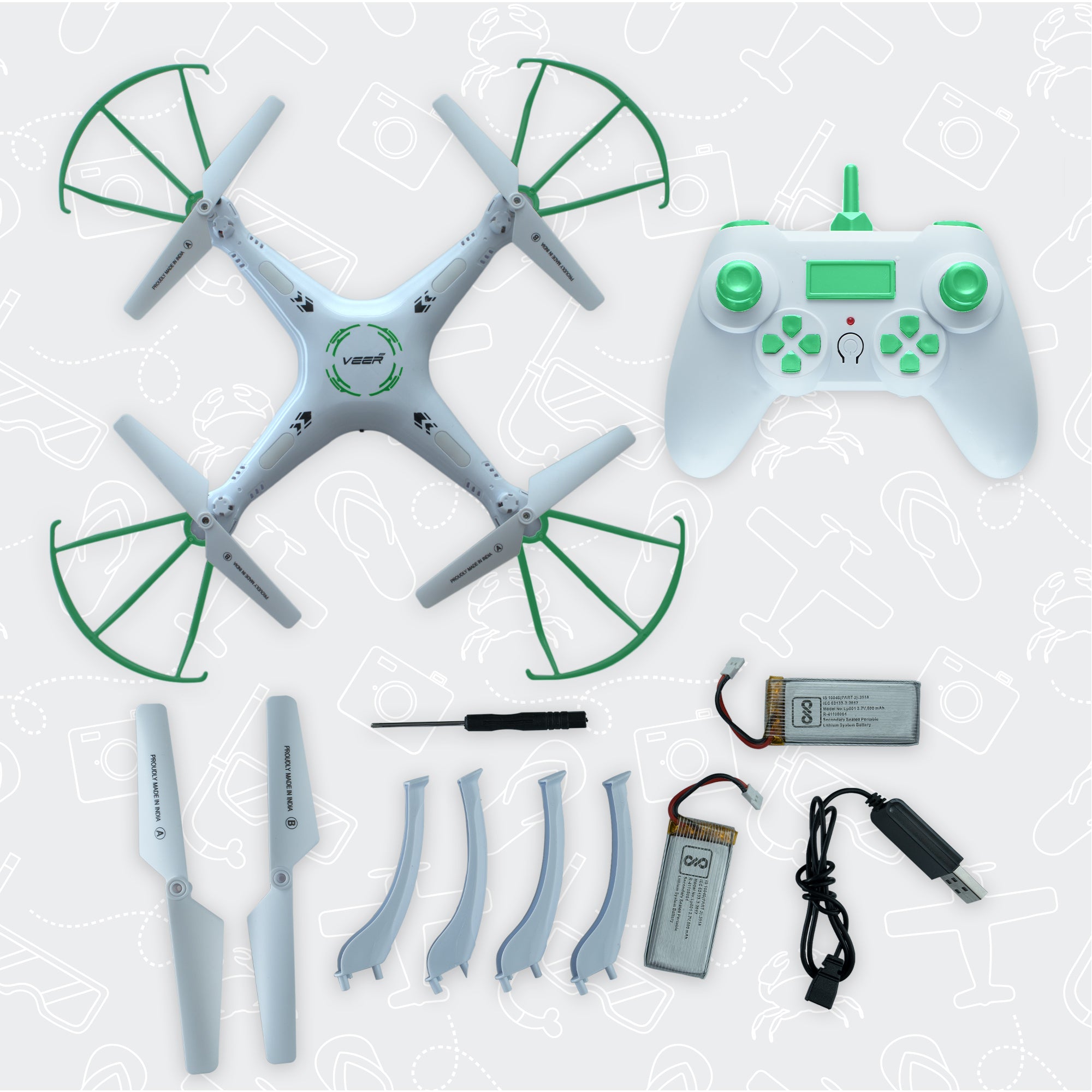 Veer Drone ( Green Color )