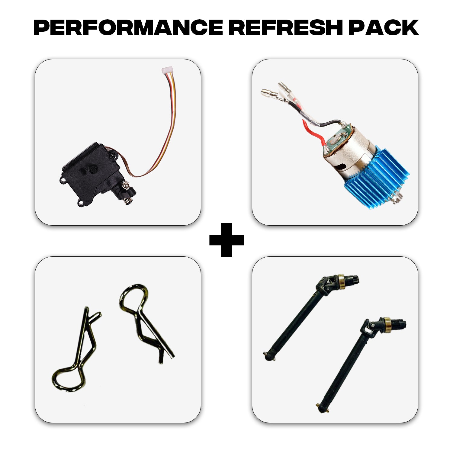 SUPERSONIC PERFORMANCE REFRESH PACK (Servo, Motor, Lockingclips, Frontaxcel)