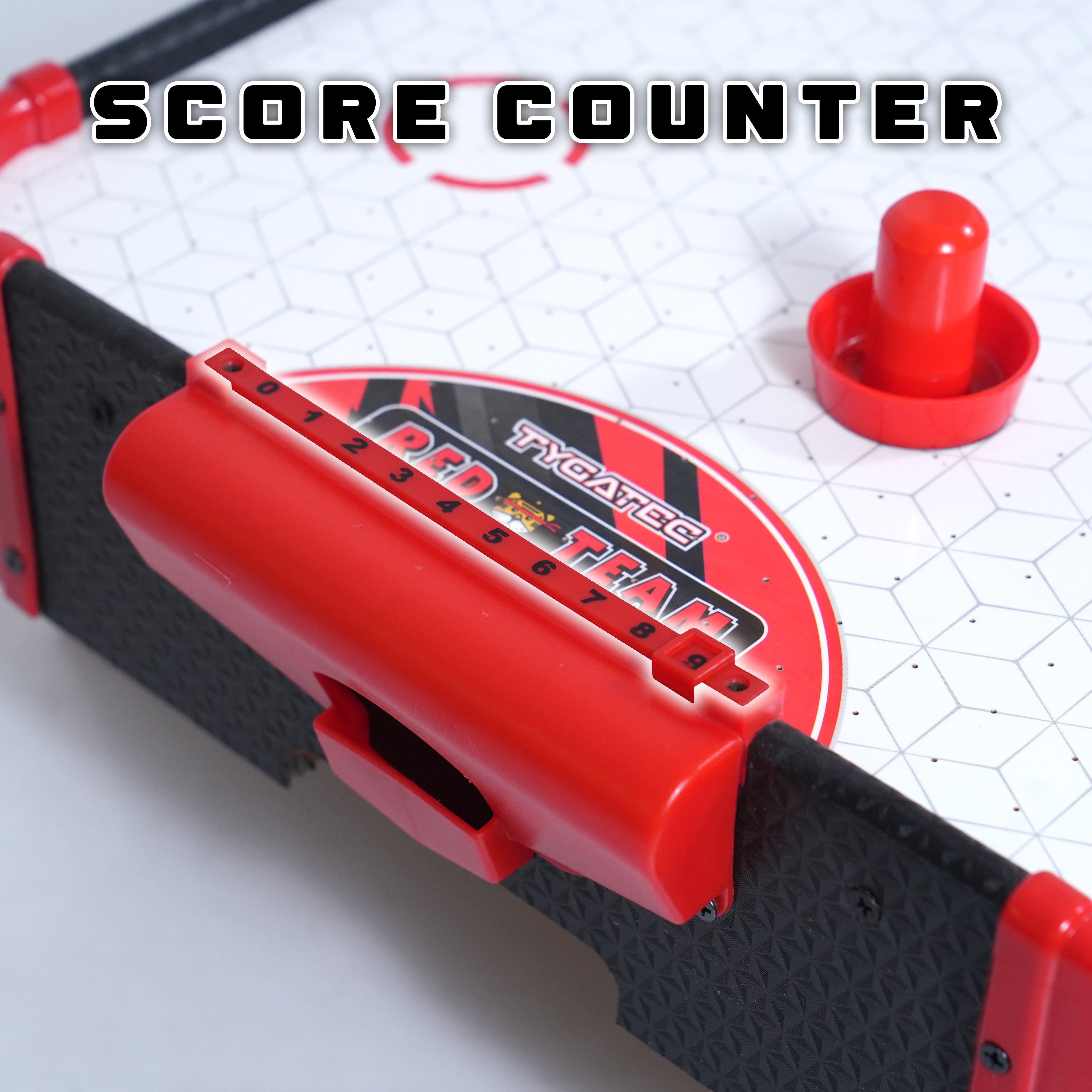 TYGATEC- Air Hockey Table Top Indoor Game for Kids with Score Counter | Gift for Children Ages 3+